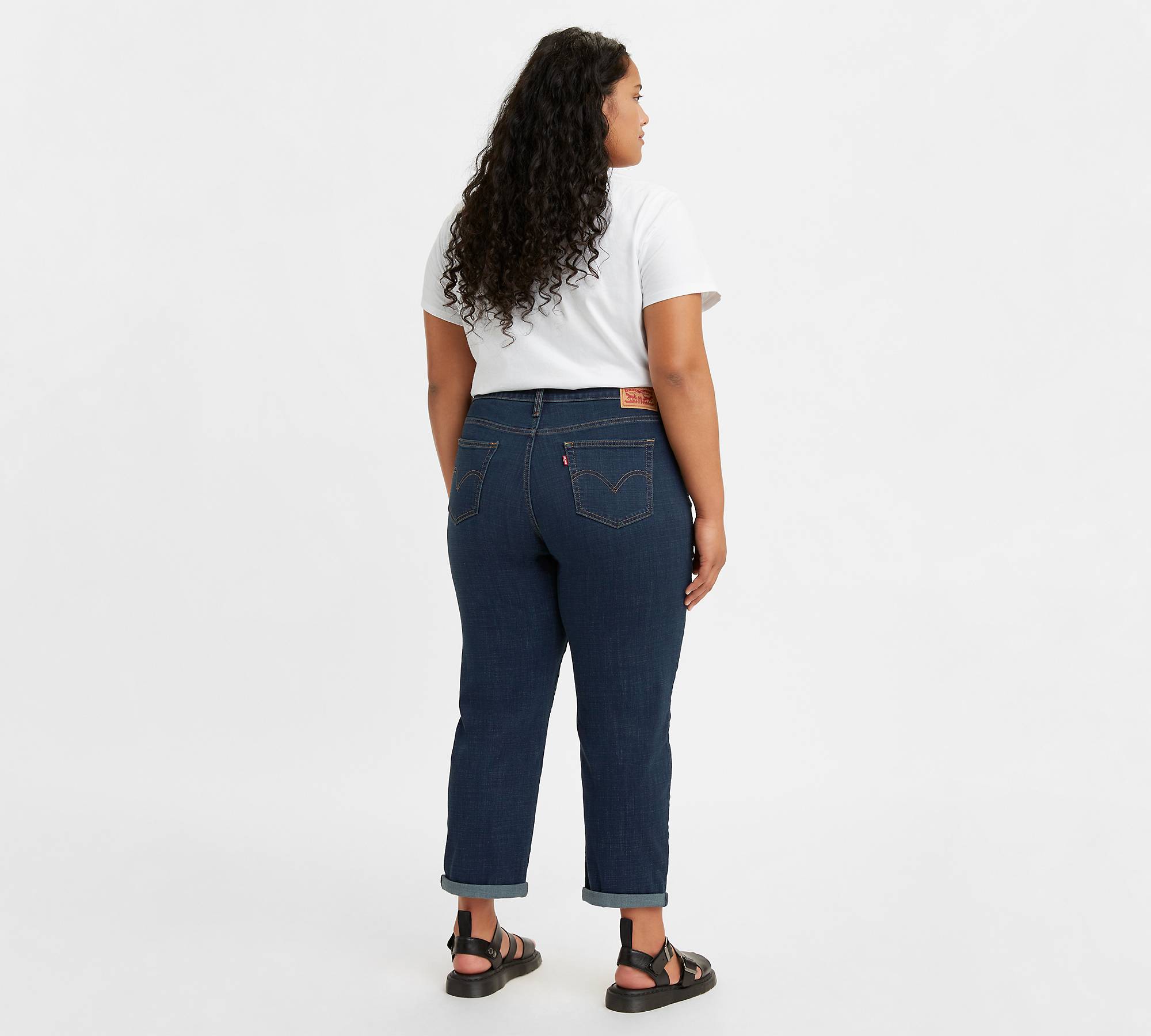 Boyfriend Women's Jeans (plus Size) - Dark Wash | Levi's® US