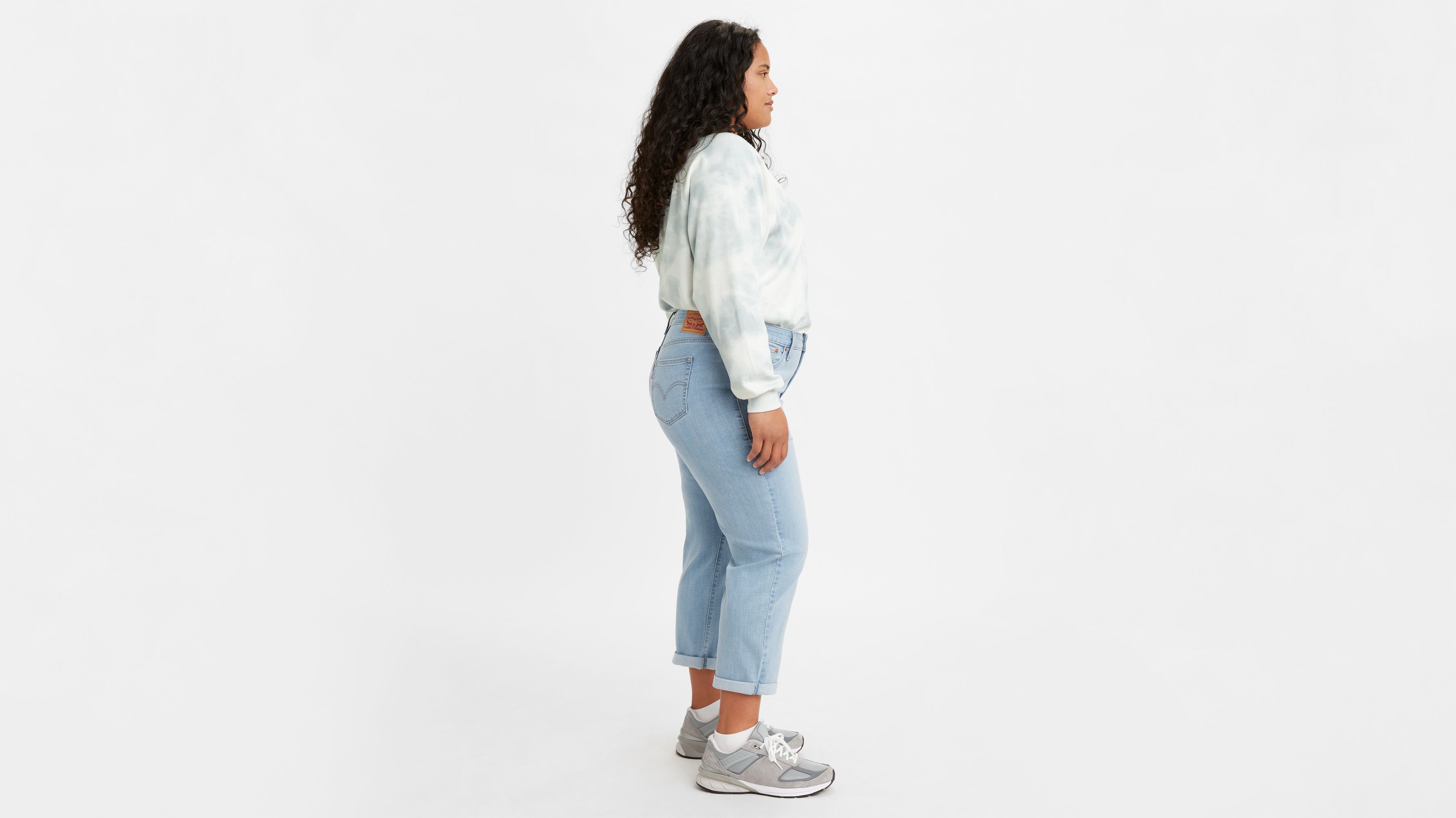 women's plus size boyfriend jeans