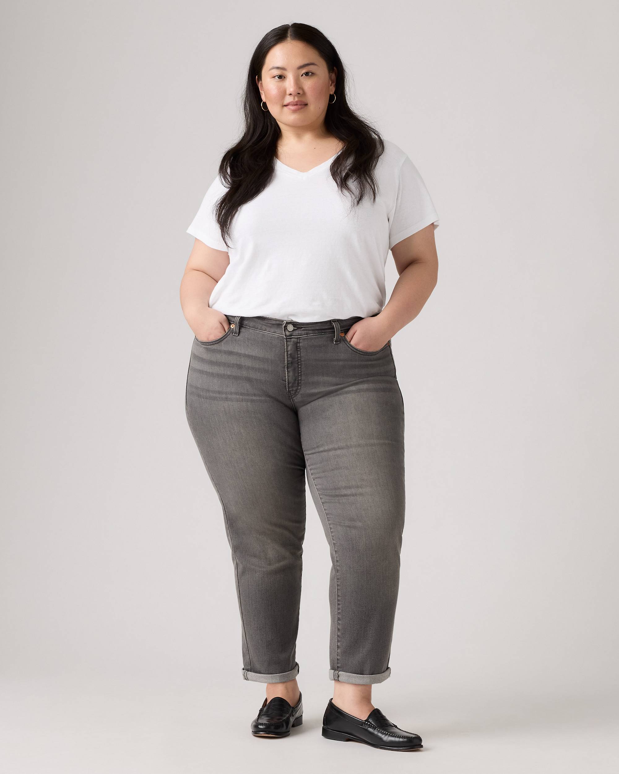 Boyfriend Women's Jeans (plus Size) - Black | Levi's® US Boyfriend Women's Jeans (plus Size) - Black | Levi's® US