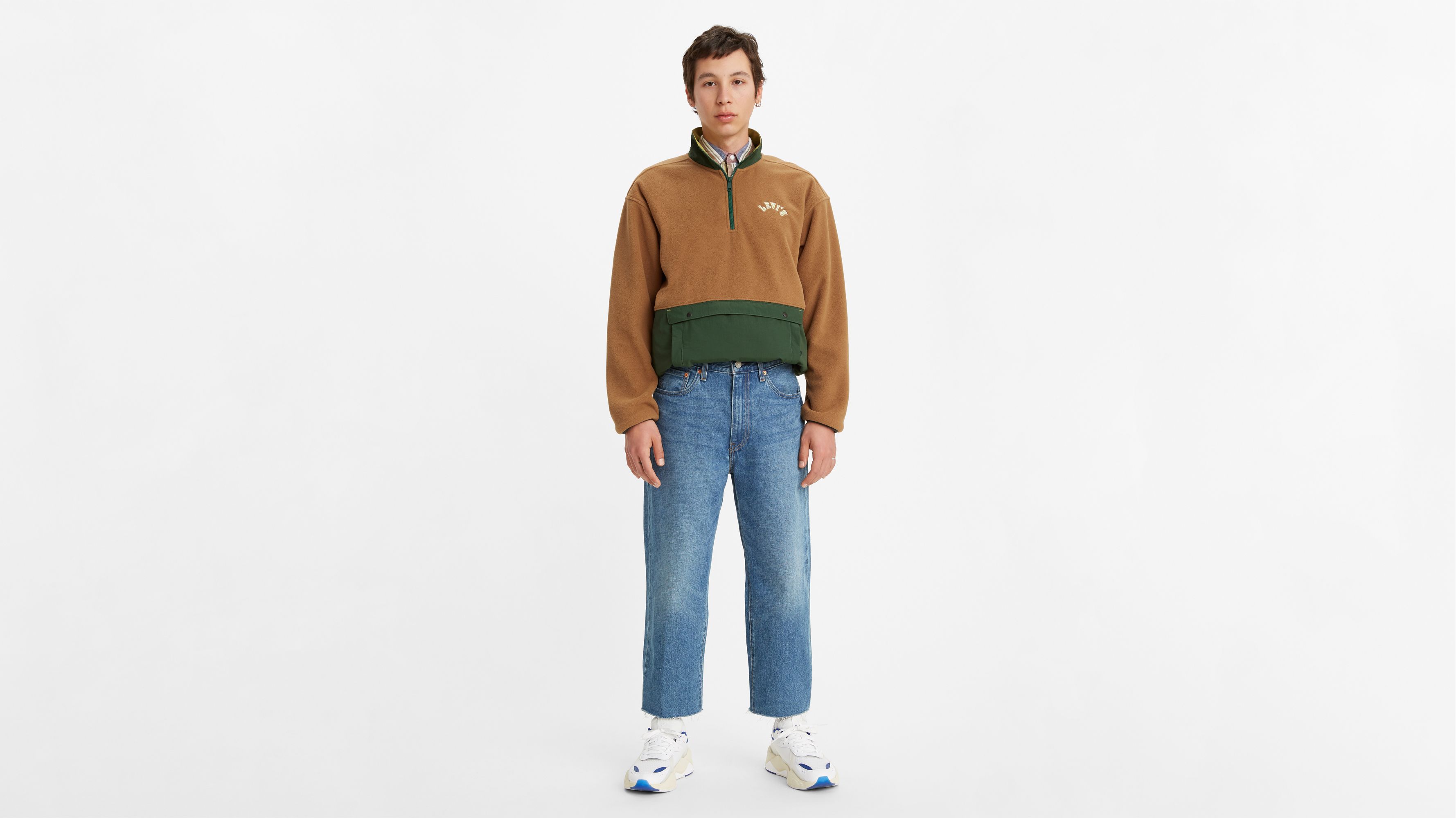 levi's cropped jeans mens