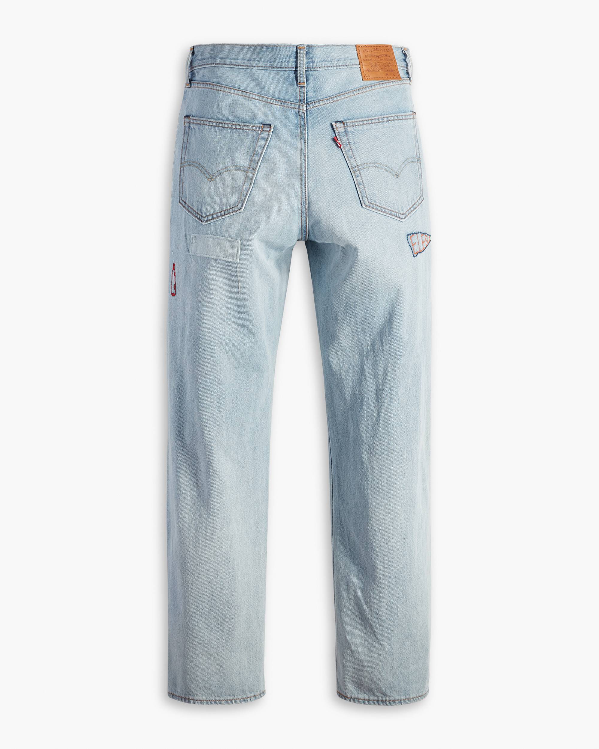 568™ Stay Loose Patched Men's Jeans - Light Wash | Levi's® US 568™ Stay Loose Patched Men's Jeans - Light Wash | Levi's® US