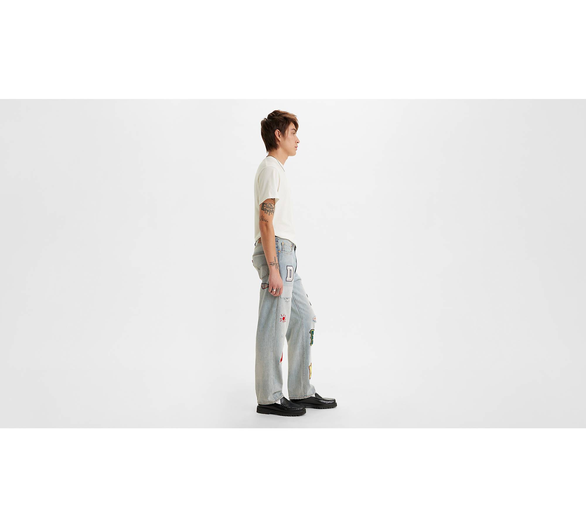 568™ Stay Loose Patched Men's Jeans - Light Wash | Levi's® US