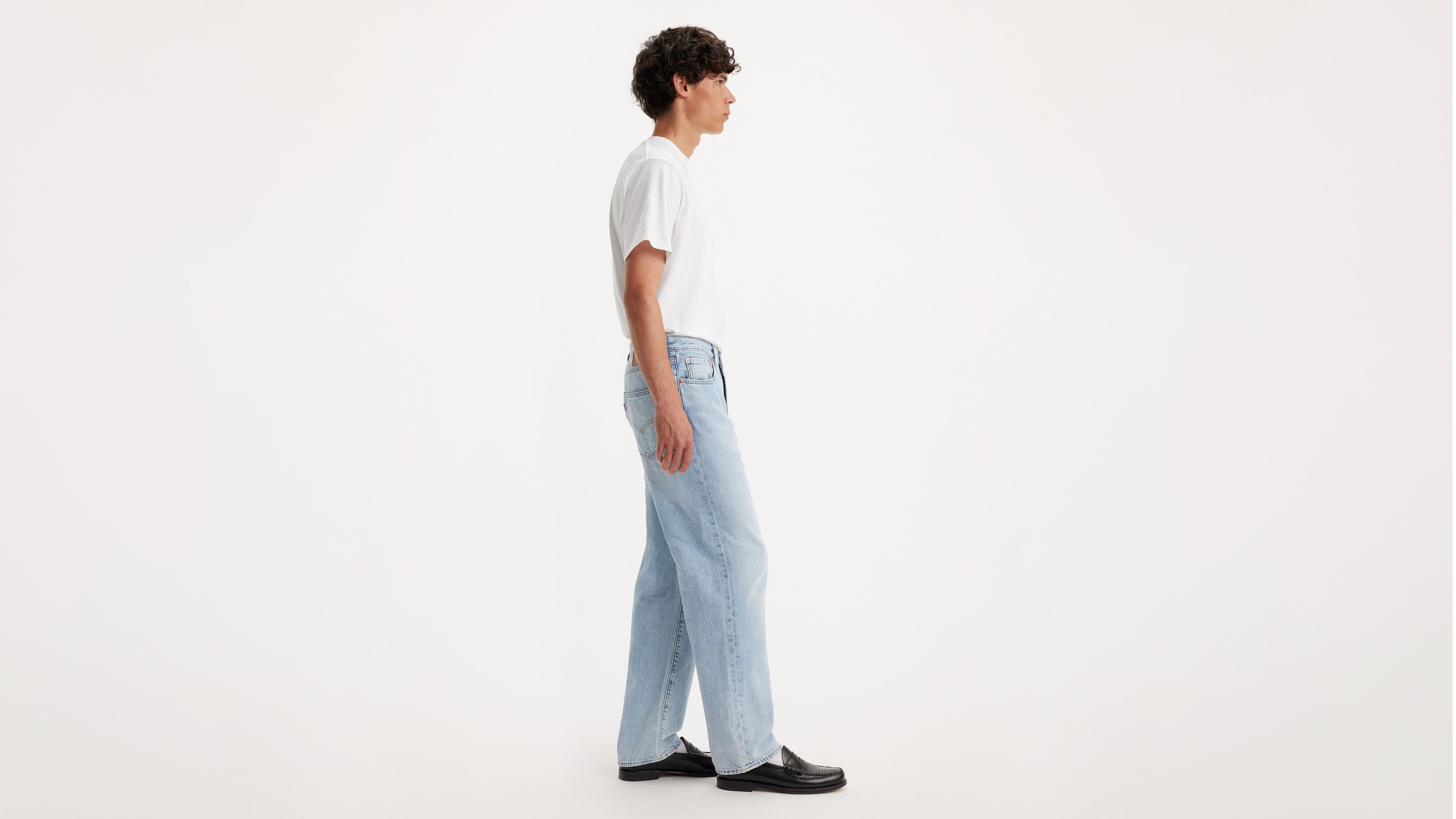 568™ Loose Straight Lightweight Linen+ Denim Jeans 4