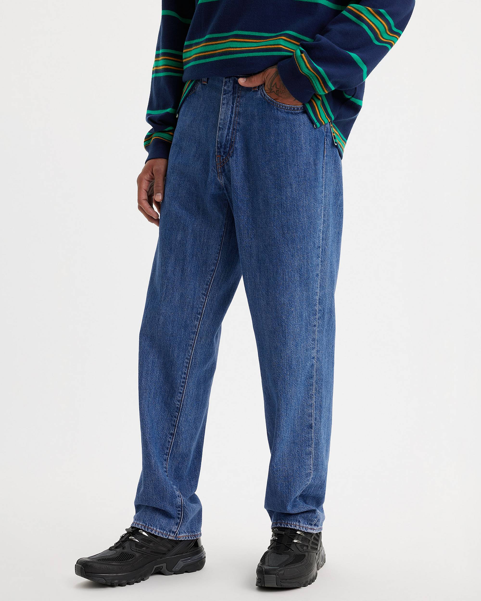 568™ Loose Linen+ Denim Men's Jeans - Medium Wash | Levi's® CA 568™ Loose Linen+ Denim Men's Jeans - Medium Wash | Levi's® CA