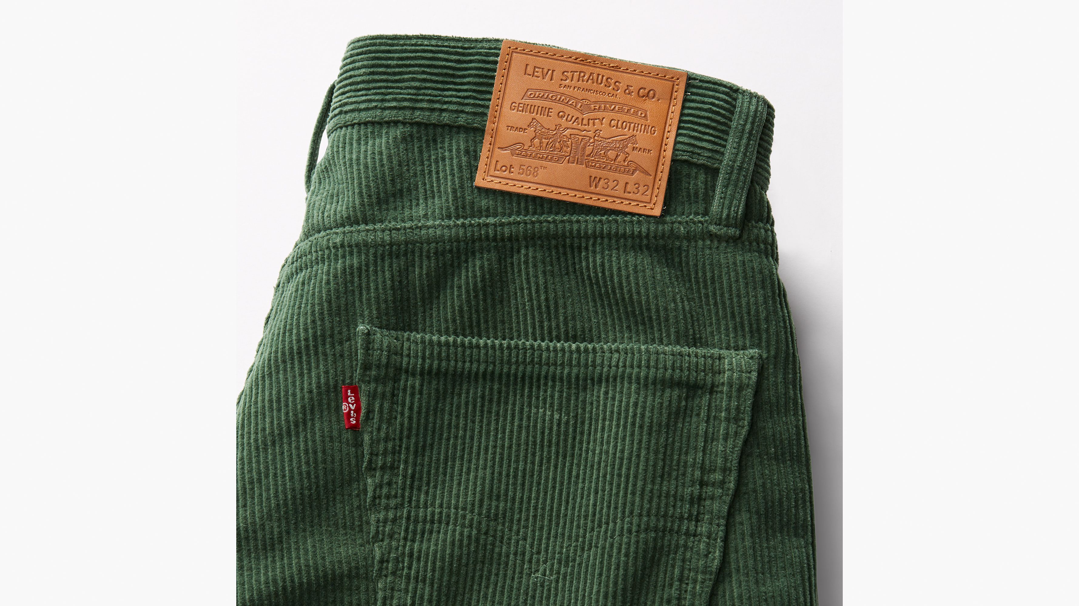 Levis green corduroy pants best sale