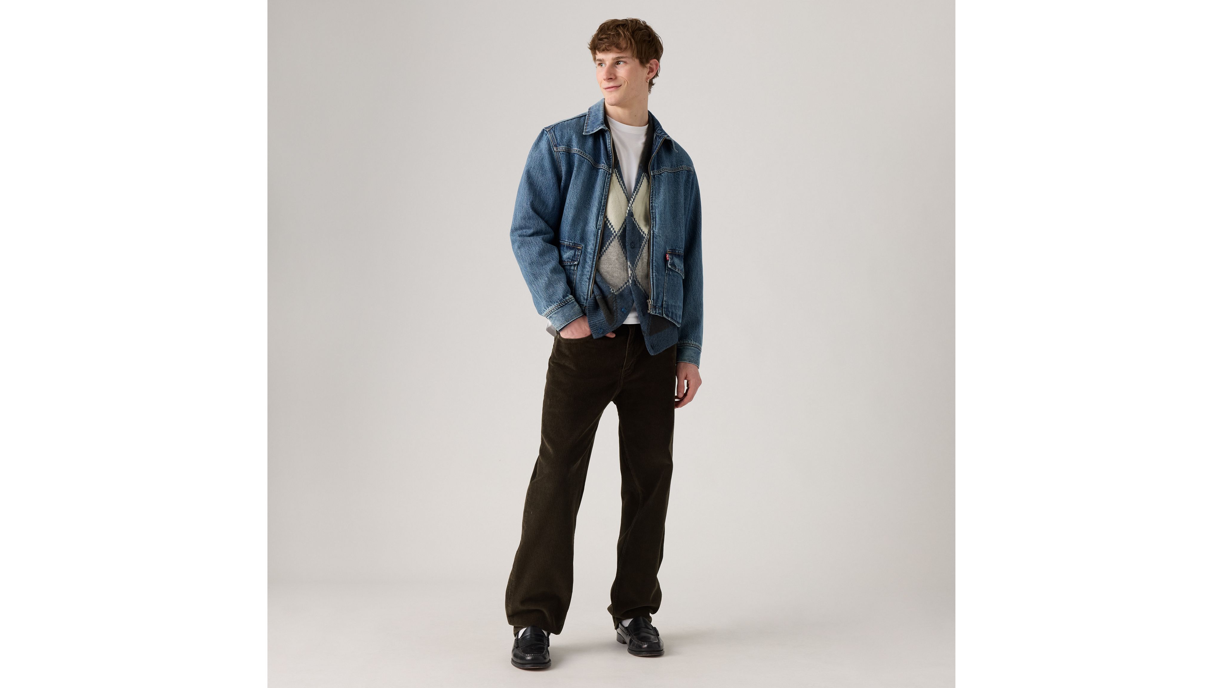 568™ Loose Straight Corduroy Jeans 1