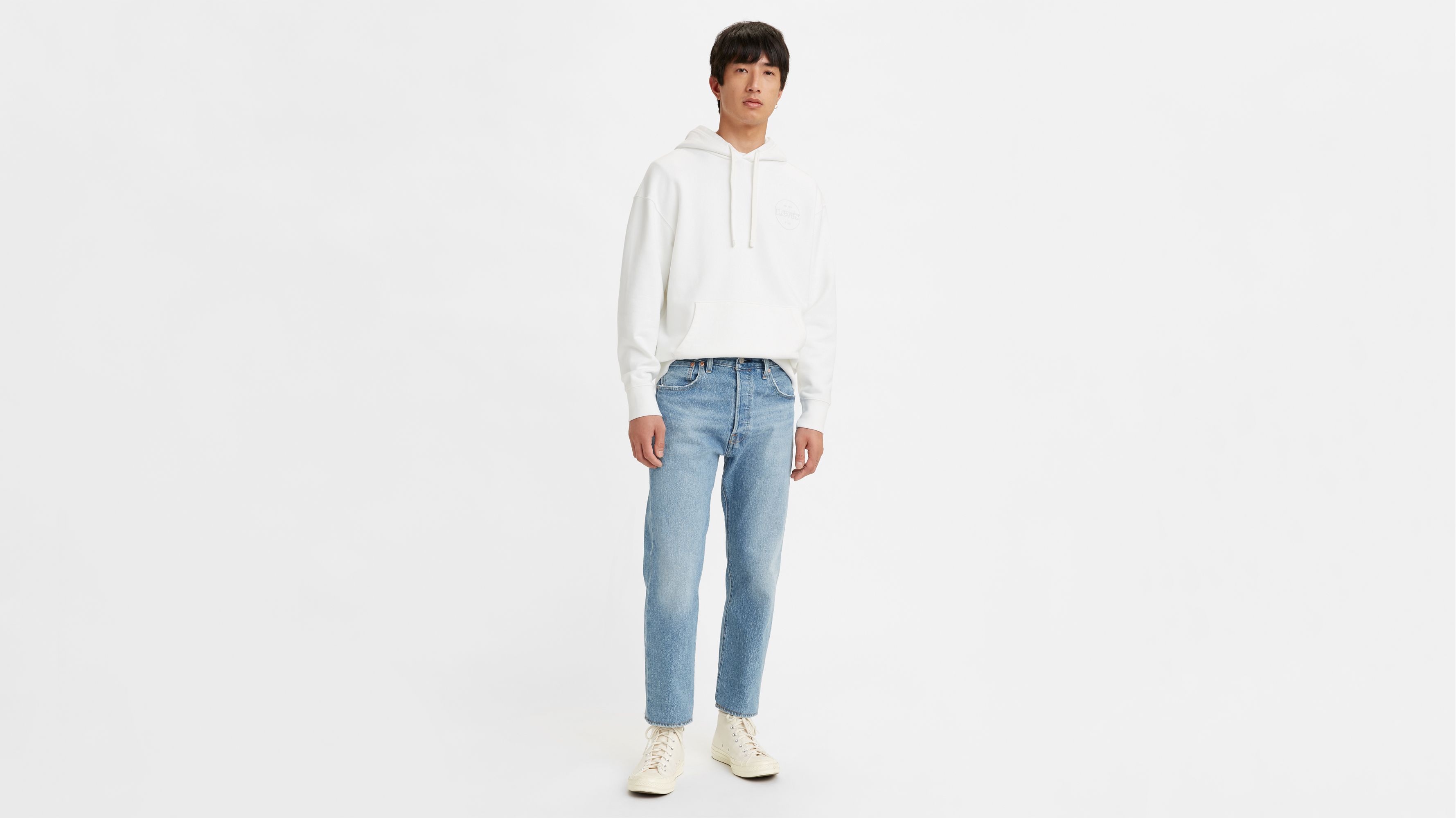 Levi's cropped on sale jeans mens