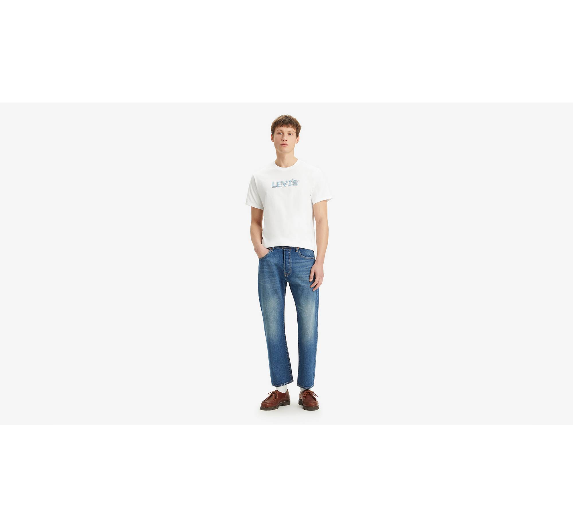 Afkortede 501® '93 jeans med lige ben 1