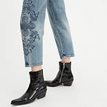 Embroidered Barrel Women's Jeans 5