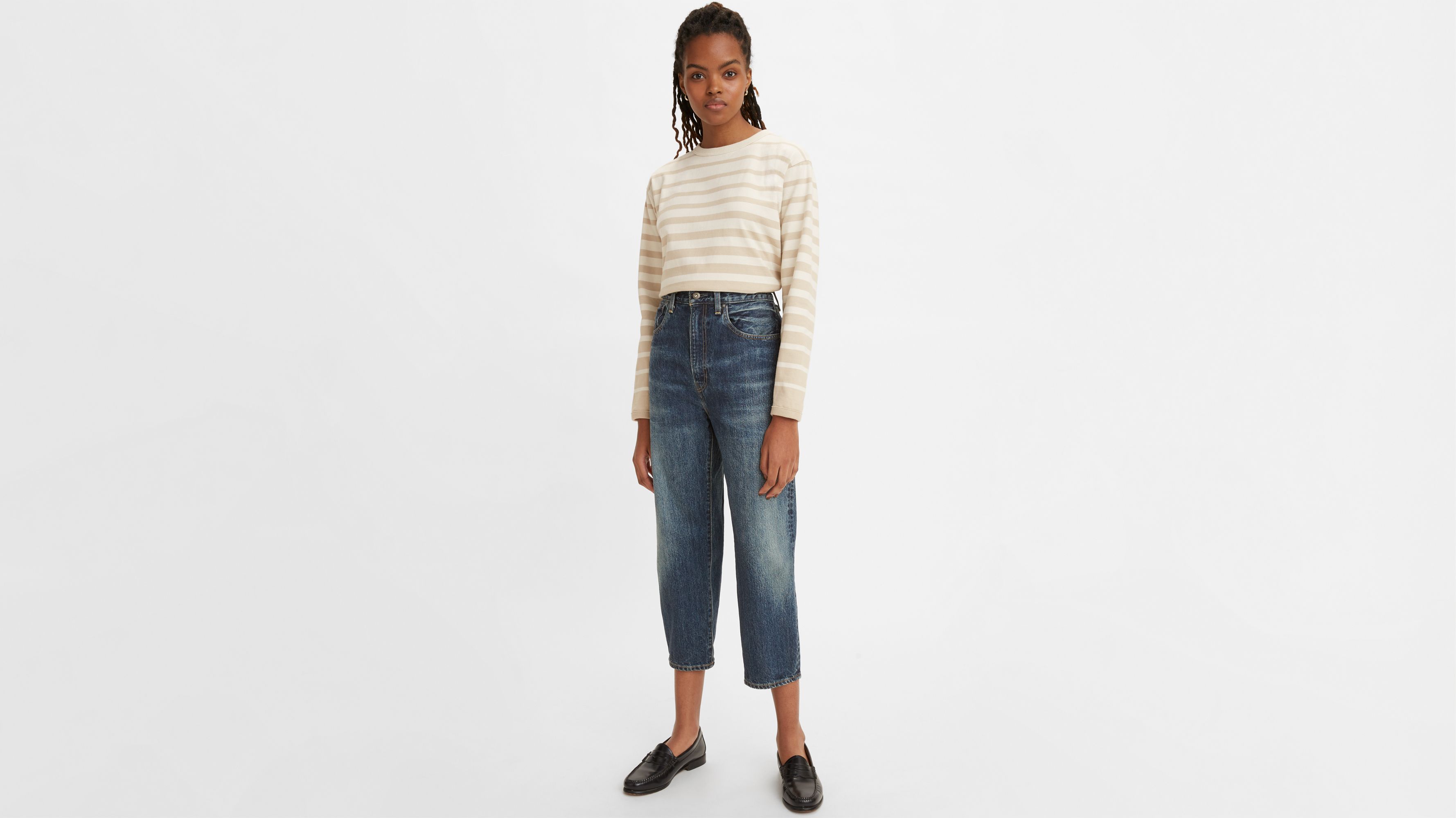 Made In Japan Barrel Women's Jeans - Dark Wash | Levi's® US