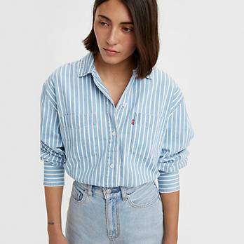 Zoey Utility Button Up Shirt 4