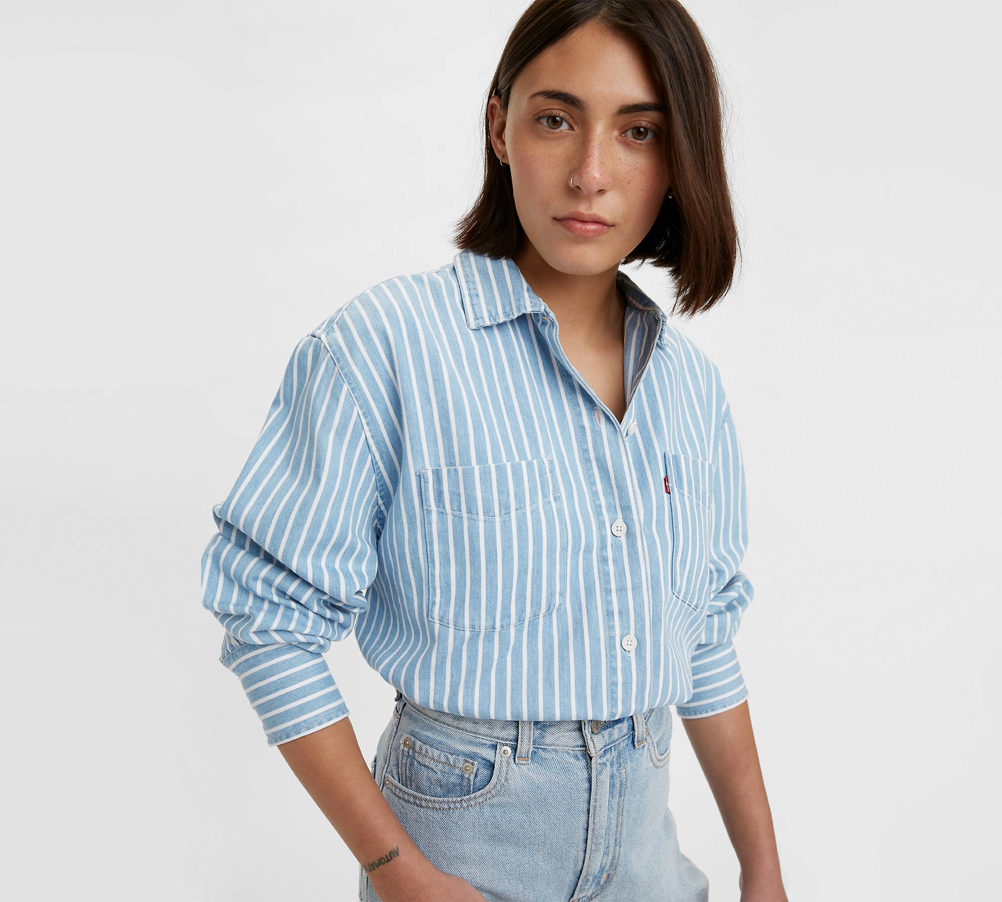 Zoey Utility Button Up Shirt 1