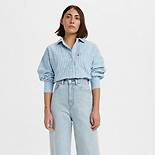 Zoey Utility Button Up Shirt 3