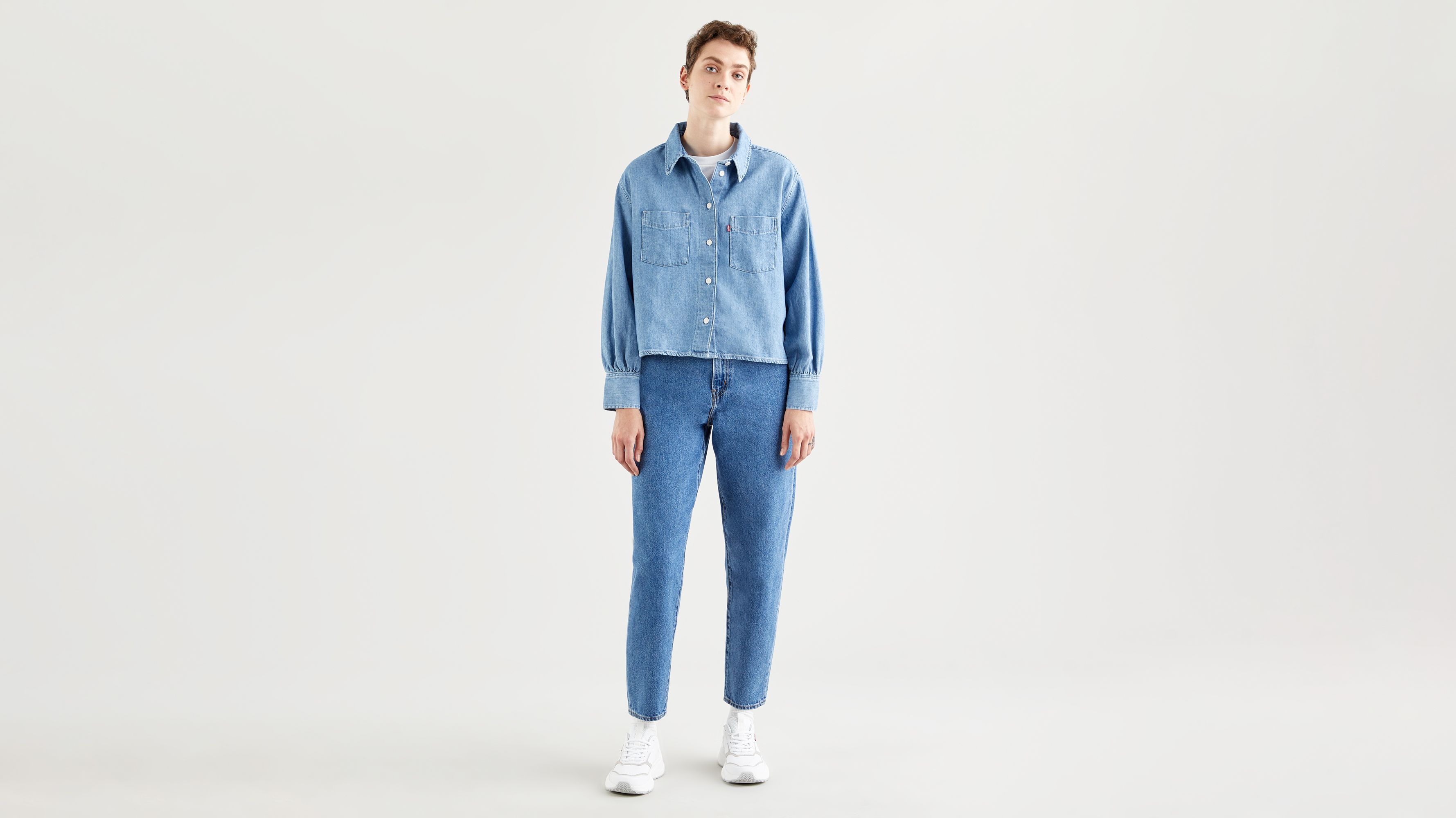 Zoey Utility geplooid overhemd 1