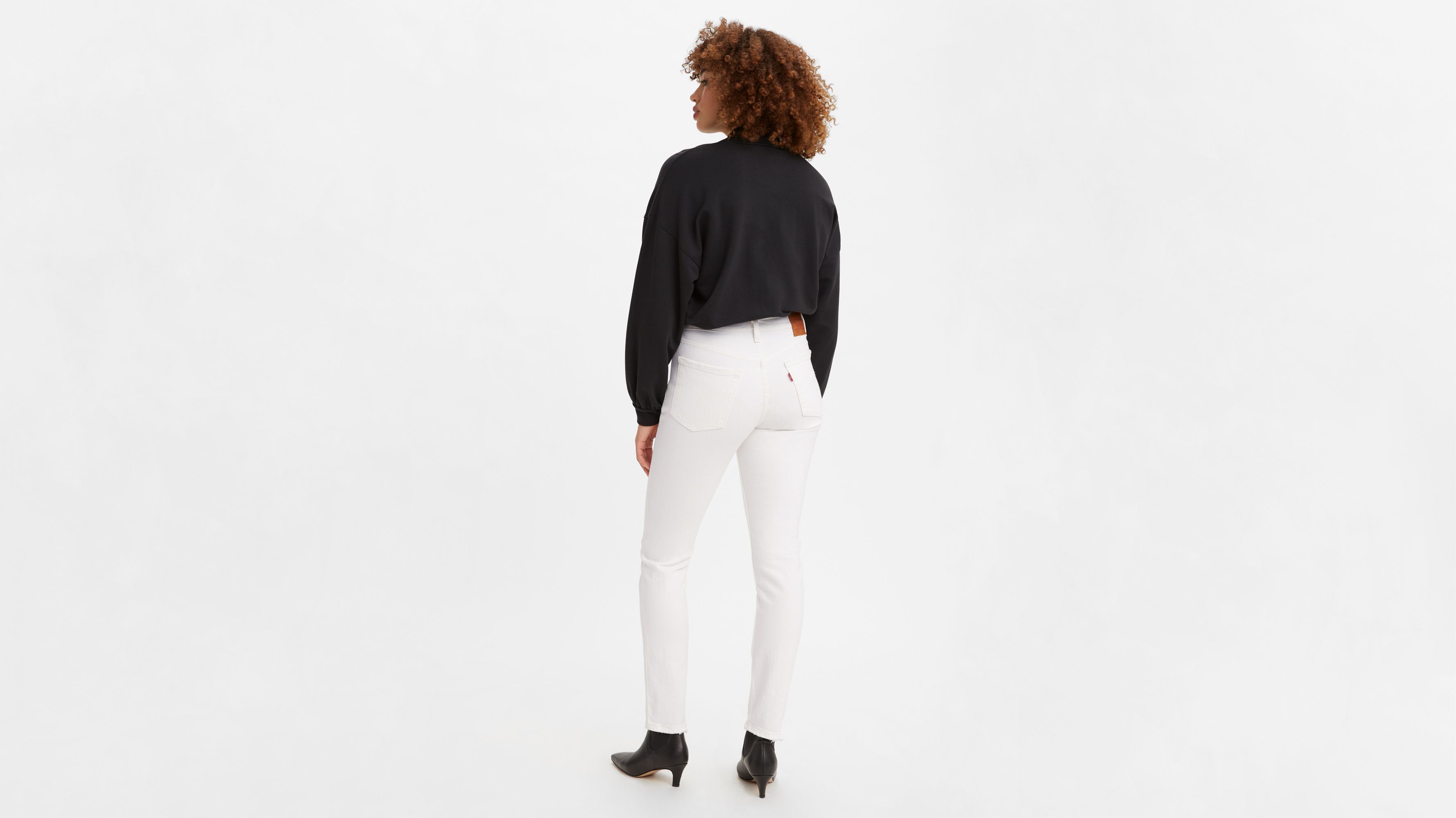 Levi's white outlet jeans