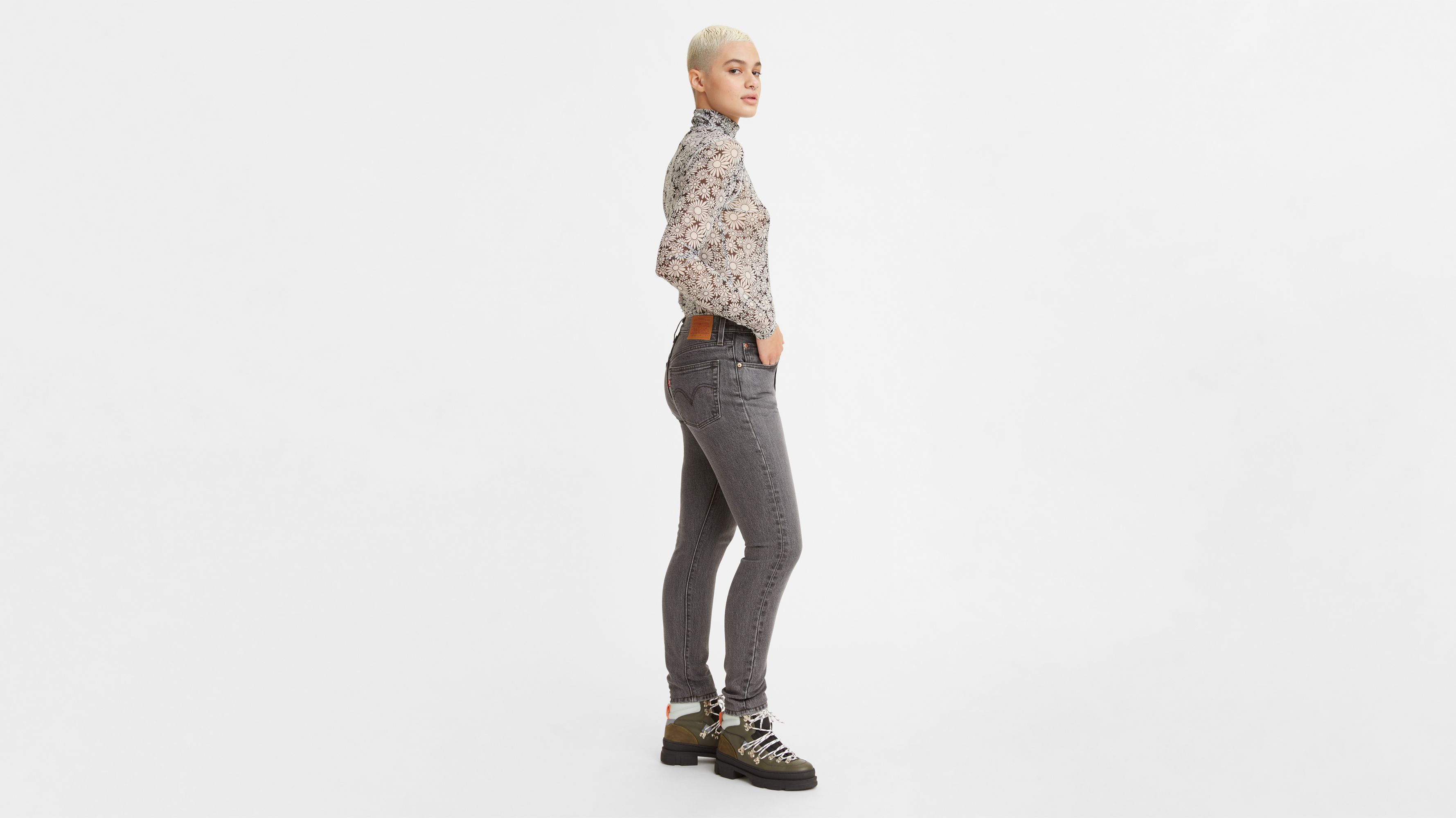 Pantalones Levis Mujer 501 Skinny High Rise 29502-0203