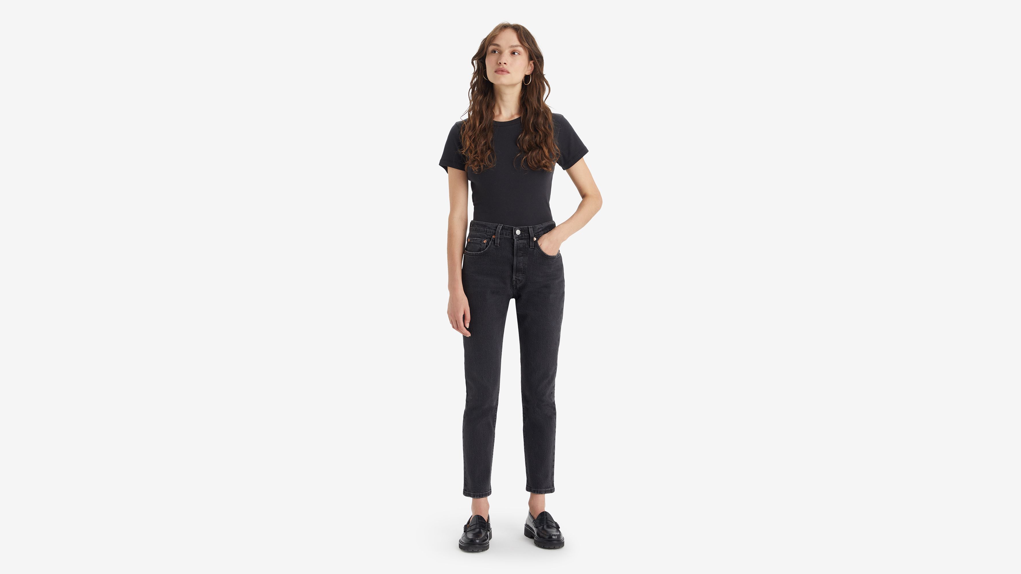 levi's 501 slim black