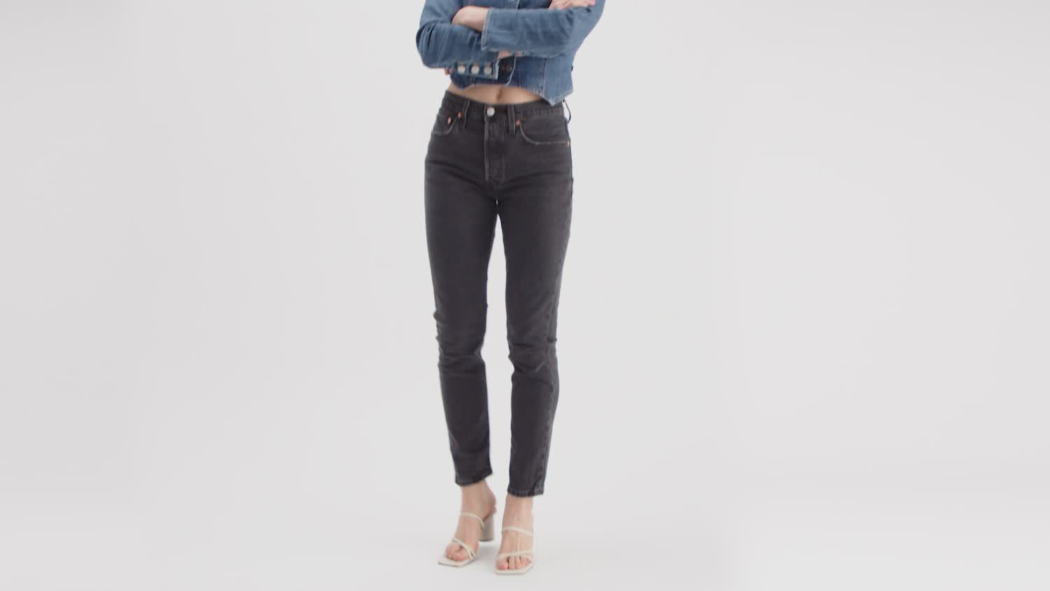 Levi's 501 deals skinny washed black