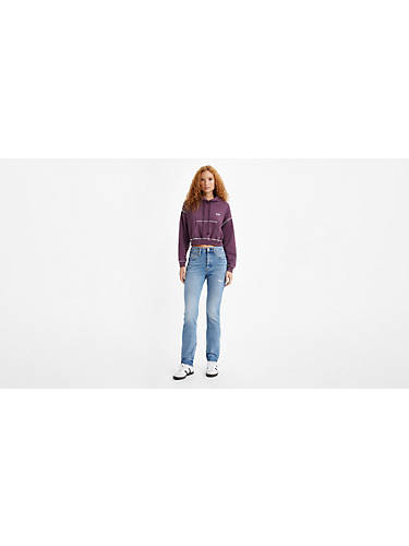 리바이스 Levi 501 Skinny Womens Jeans,We Talk - Medium Wash