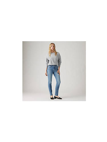 리바이스 Levi 501 Skinny Womens Jeans,Historically Blue - Medium Wash