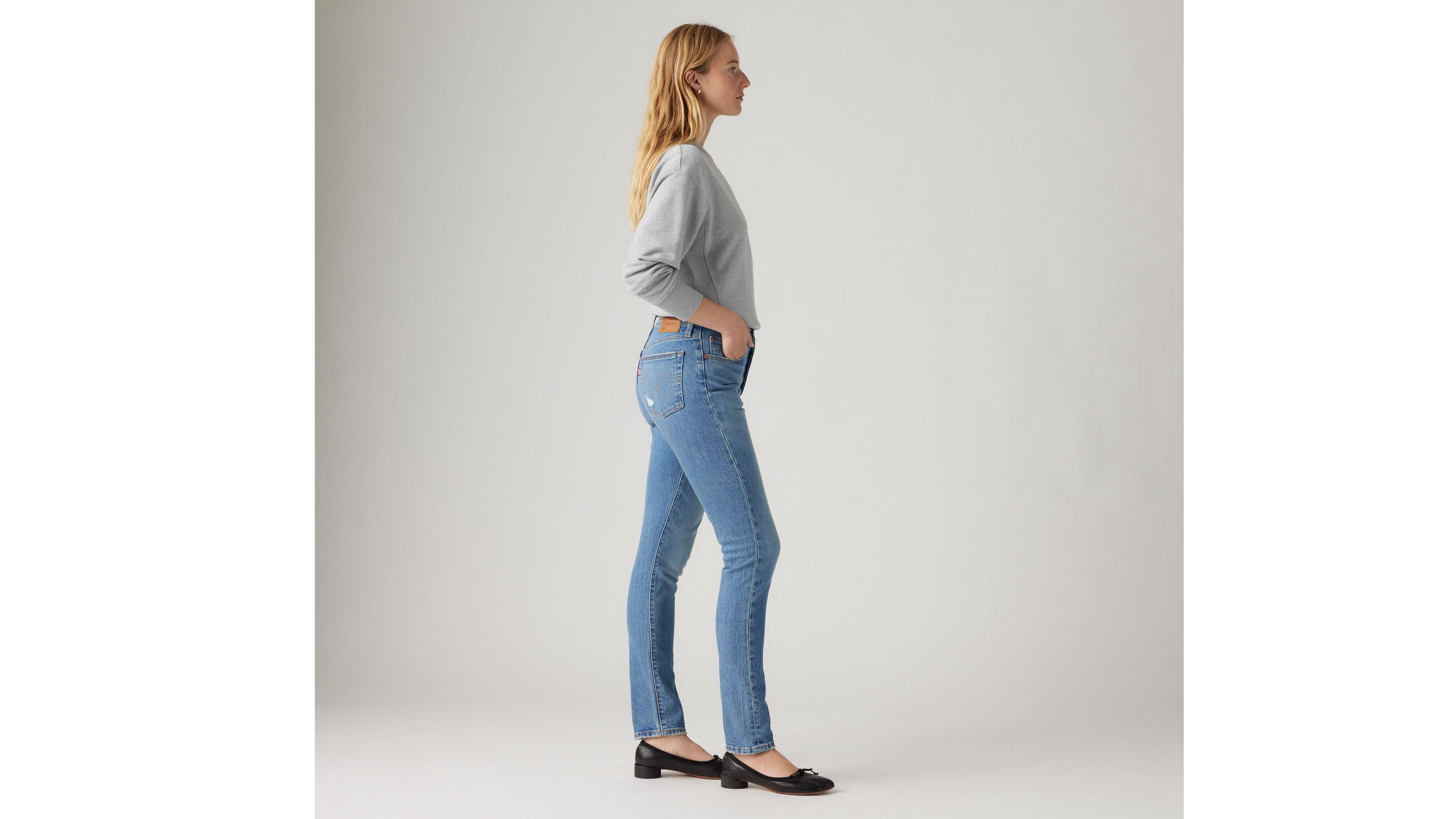 Levi's 501 Skinny Women's Jeans 23x30 In Historically Blue