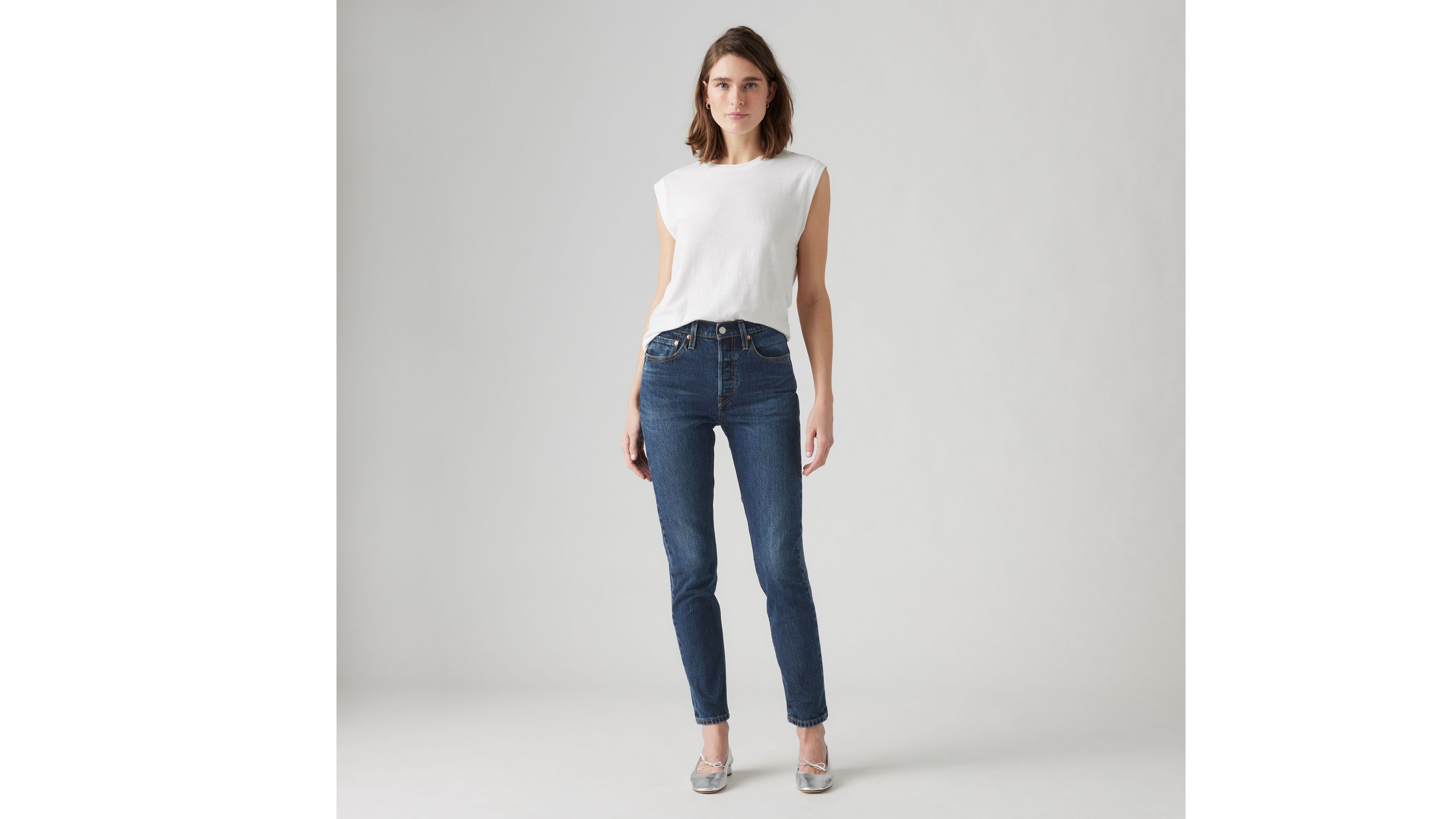 Levi's 721 High Rise Skinny Jean In Blue Story In Same Intent