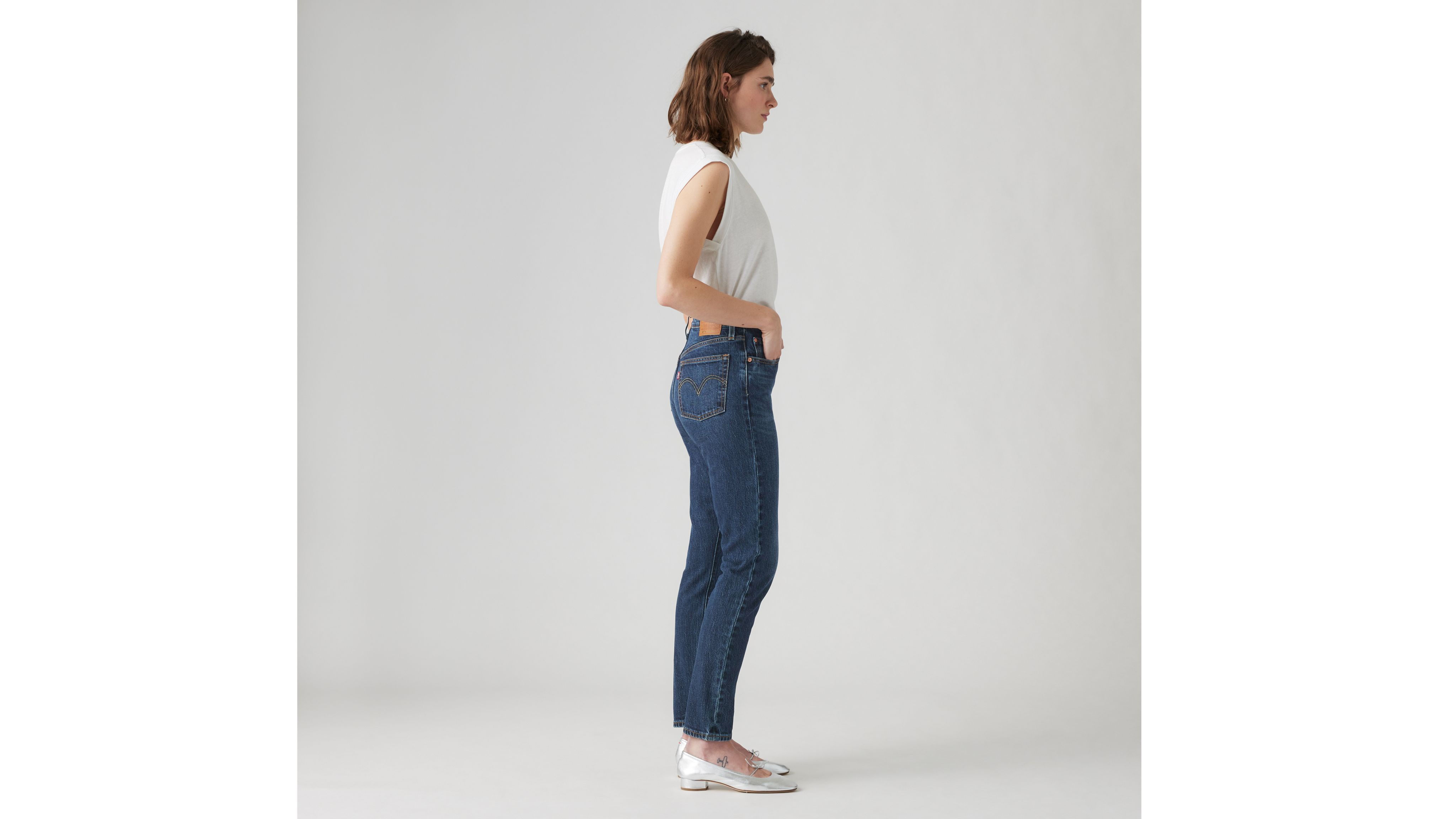 Levi's 721 High Rise Skinny Jean In Blue Story In Same Intent