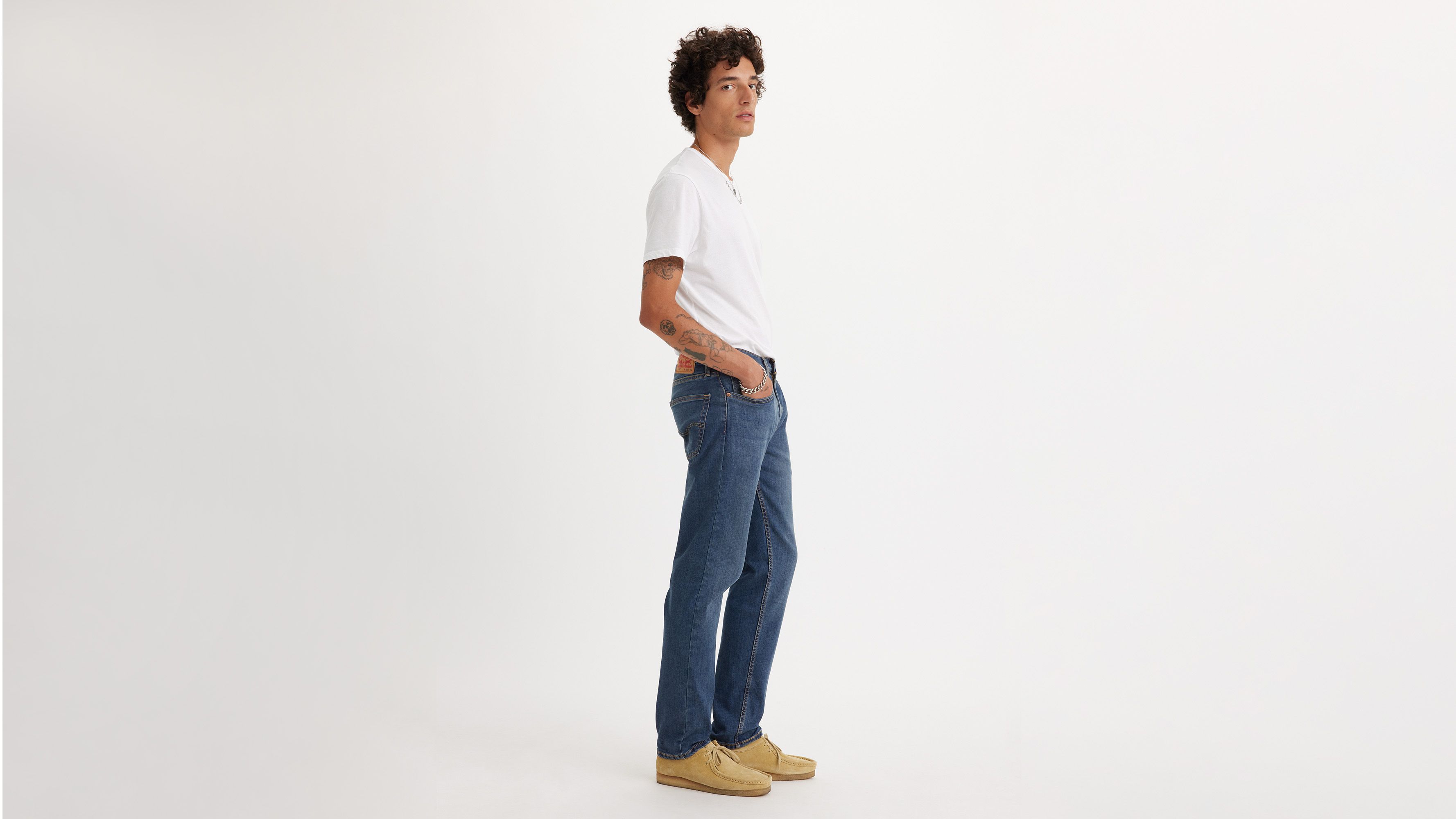 Levi's 502 taper hot sale hemmed short