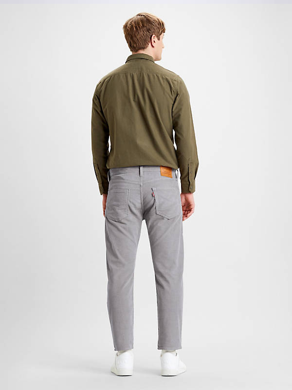502⢠Taper Fit Corduroy Men's Jeans - Grey | Levi's® US