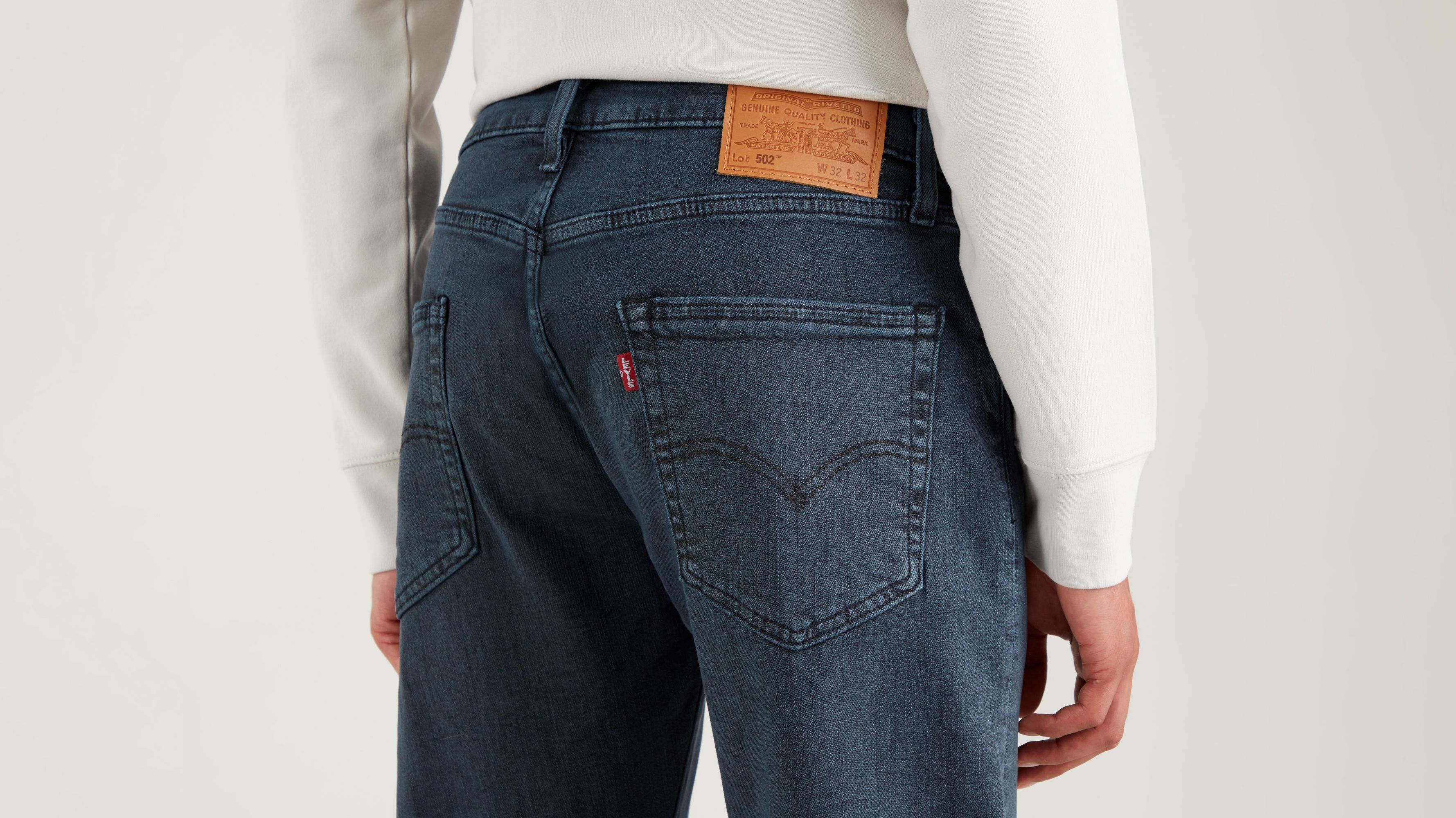 Levis 502 stretch clearance black