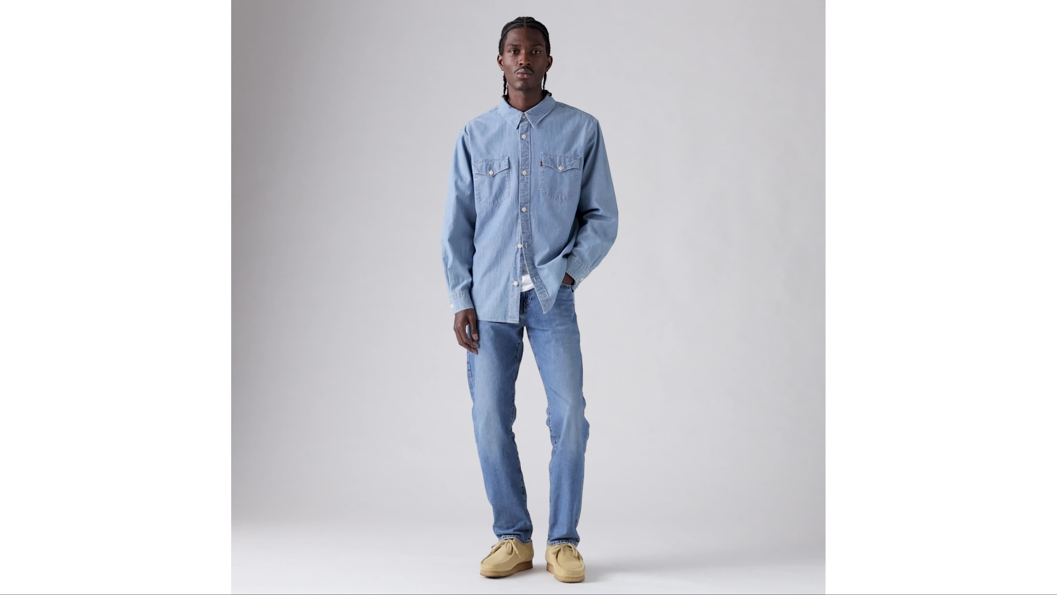 502™ Taper Fit Men's Jeans - Light Wash | Levi's® US 502™ Taper Fit Men's Jeans - Light Wash | Levi's® US