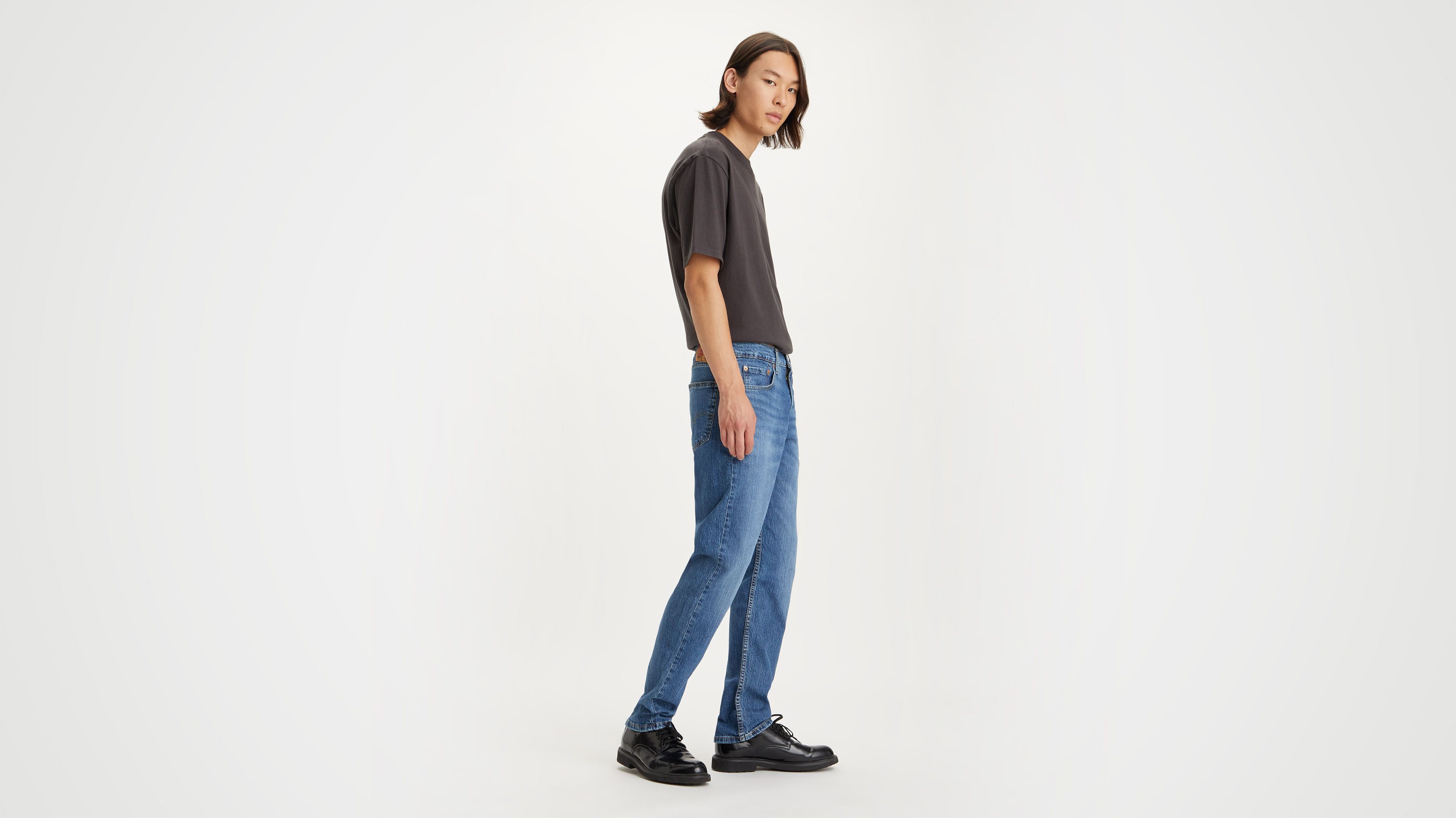 Uniqlo u wide fit hotsell tapered jeans