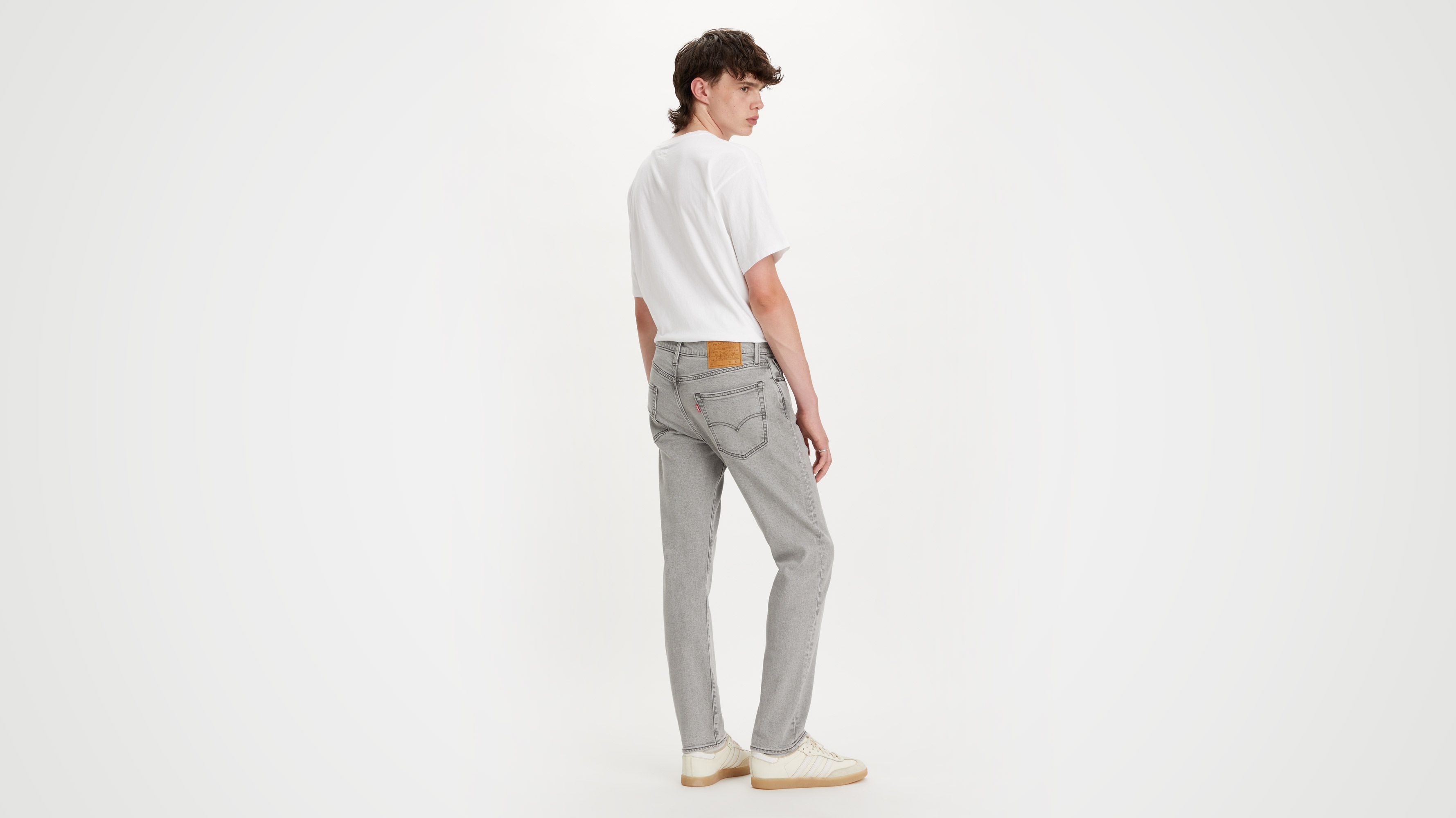 Levis 502 grey jeans hotsell