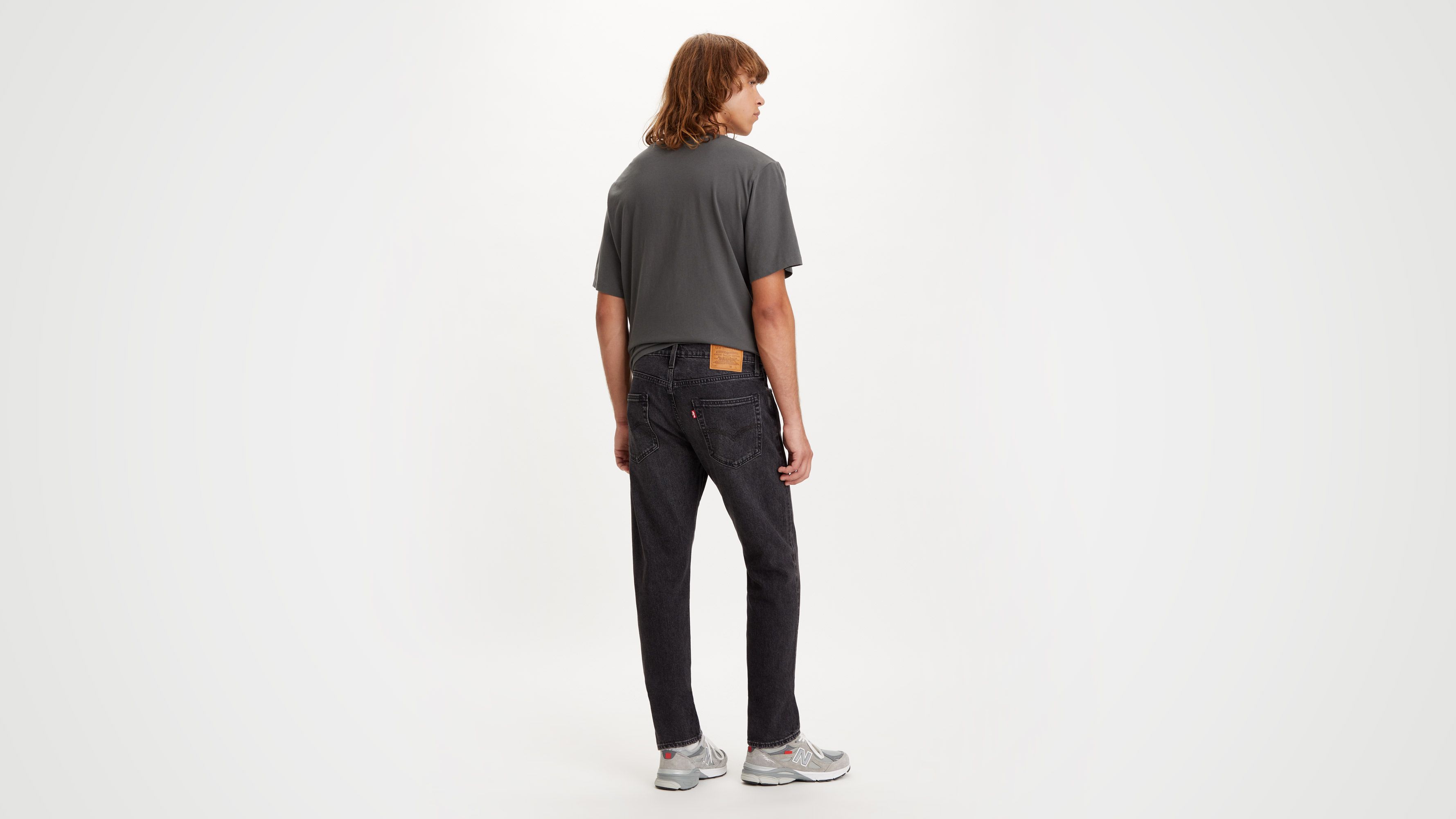 502™ Taper Fit Selvedge Men's Jeans - Black | Levi's® US