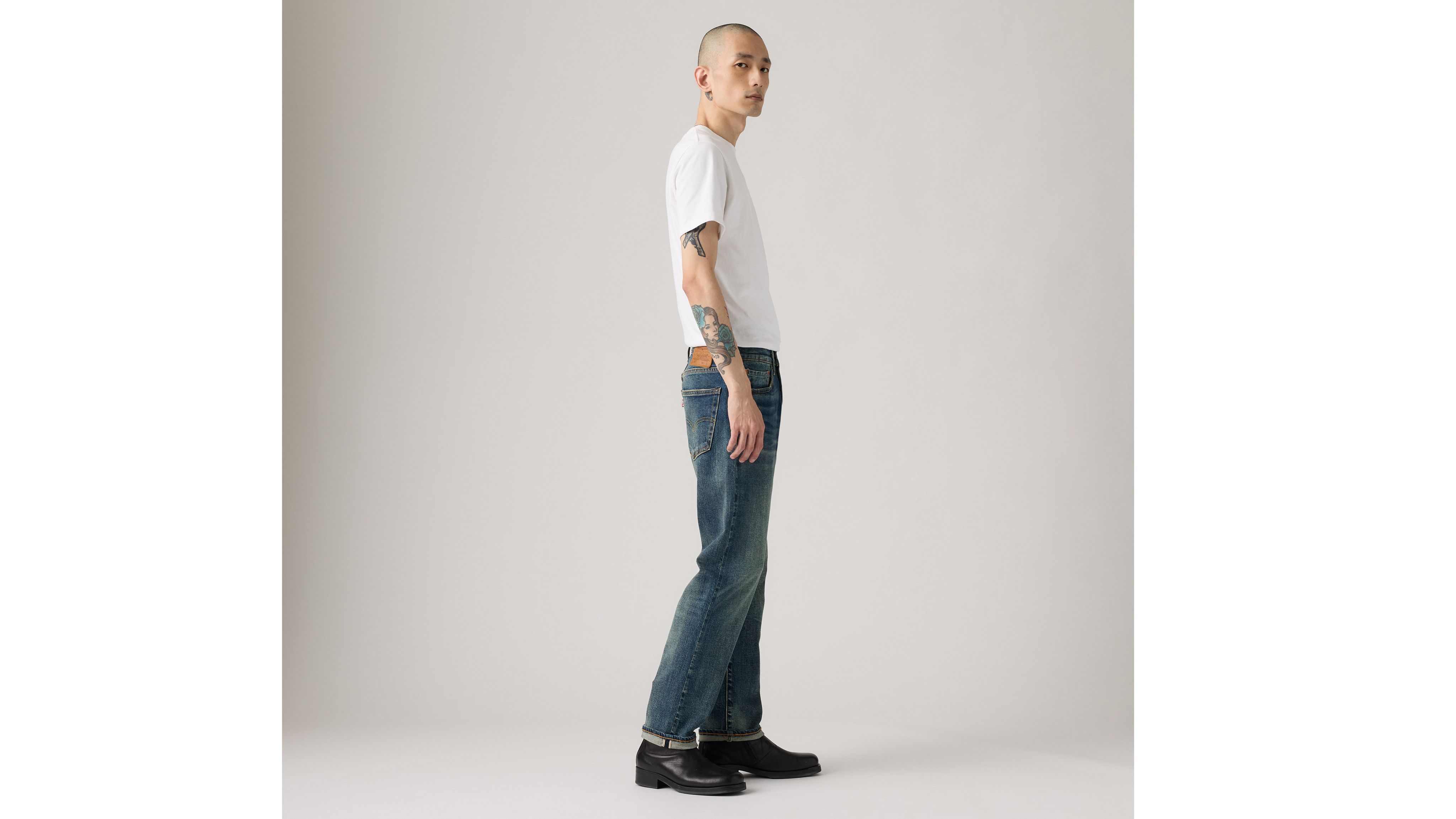 Levi's 502 Taper Selvedge Jeans In Been There Selvedge