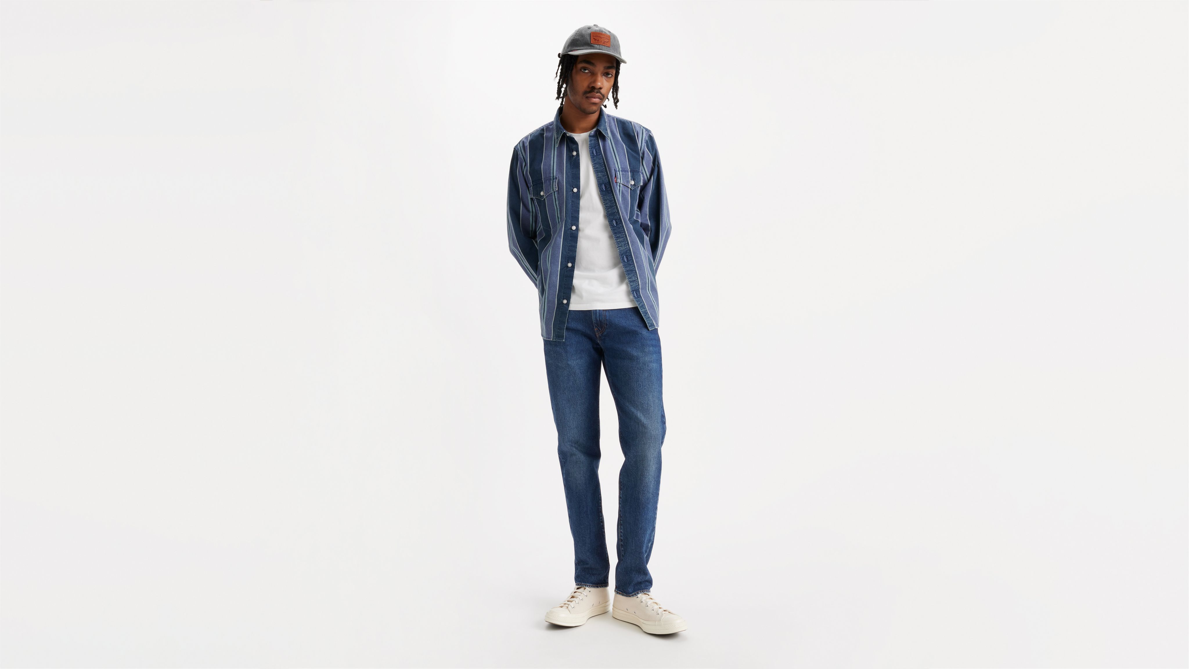 502™ Taper Jeans - Blue | Levi's® GB