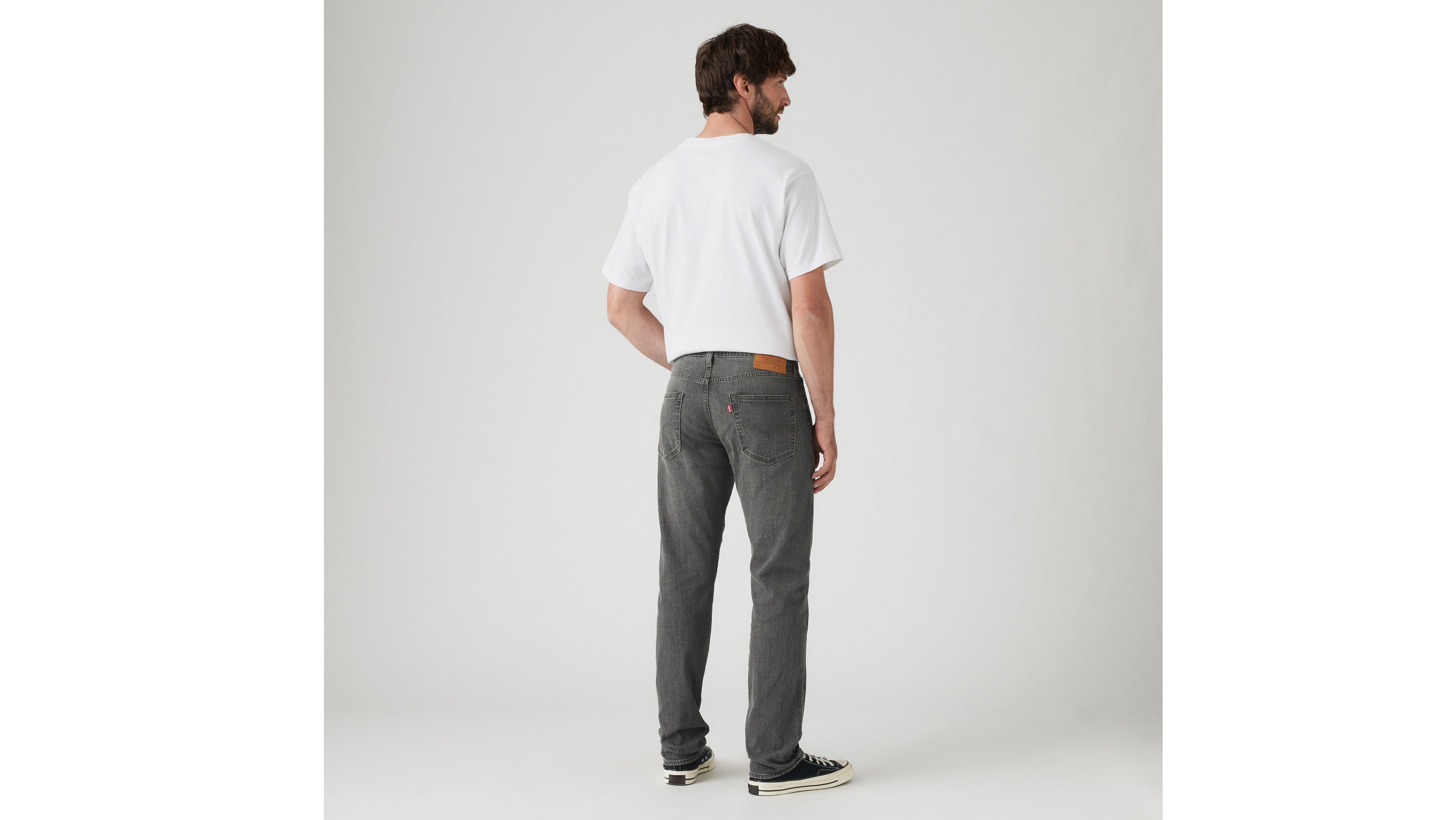 Levi's 502 Taper Fit Linen+ Denim Men's Jeans 40x30 In Slicked Back