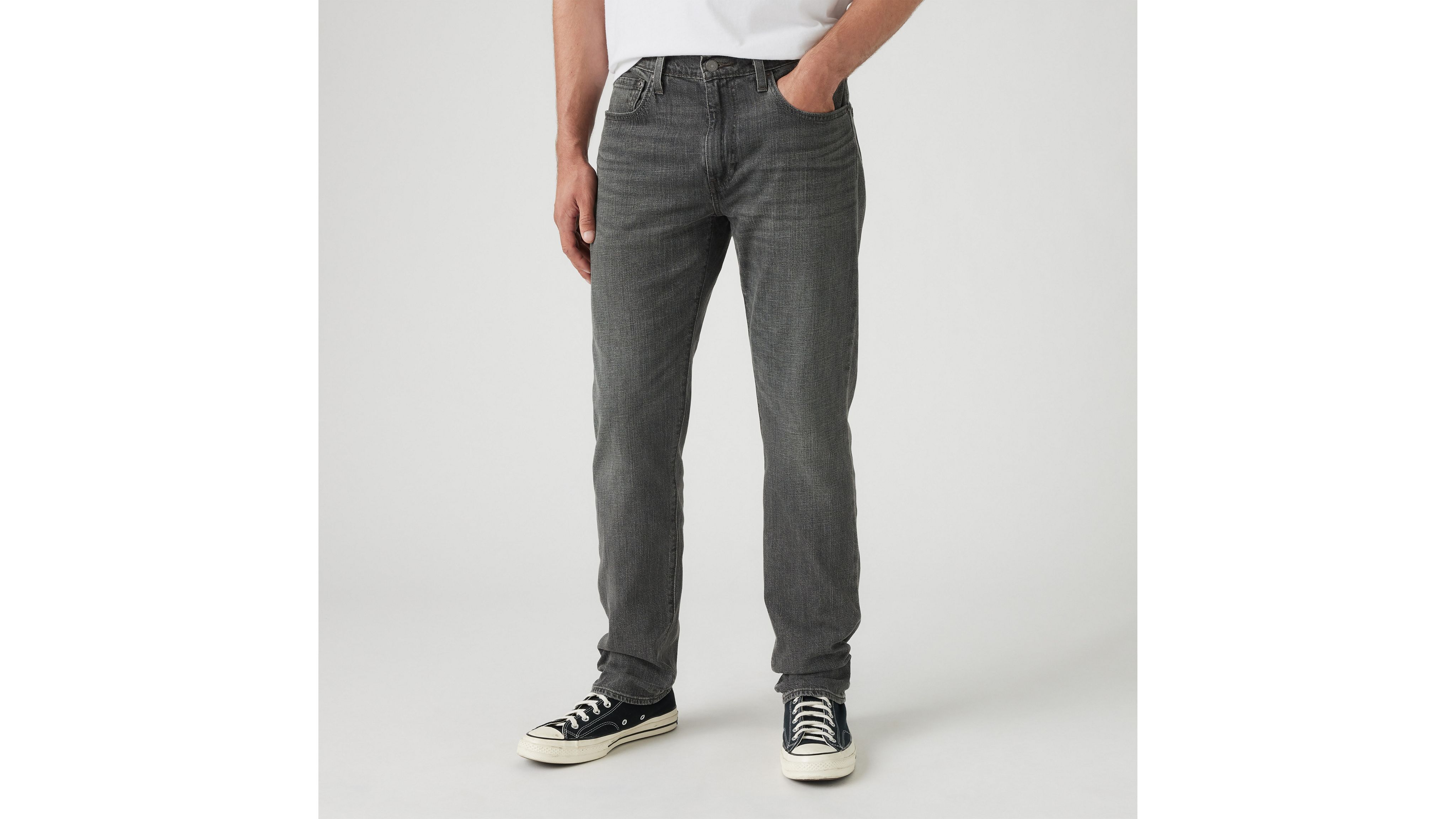 Levi's 502 Taper Fit Linen+ Denim Men's Jeans 40x30 In Slicked Back