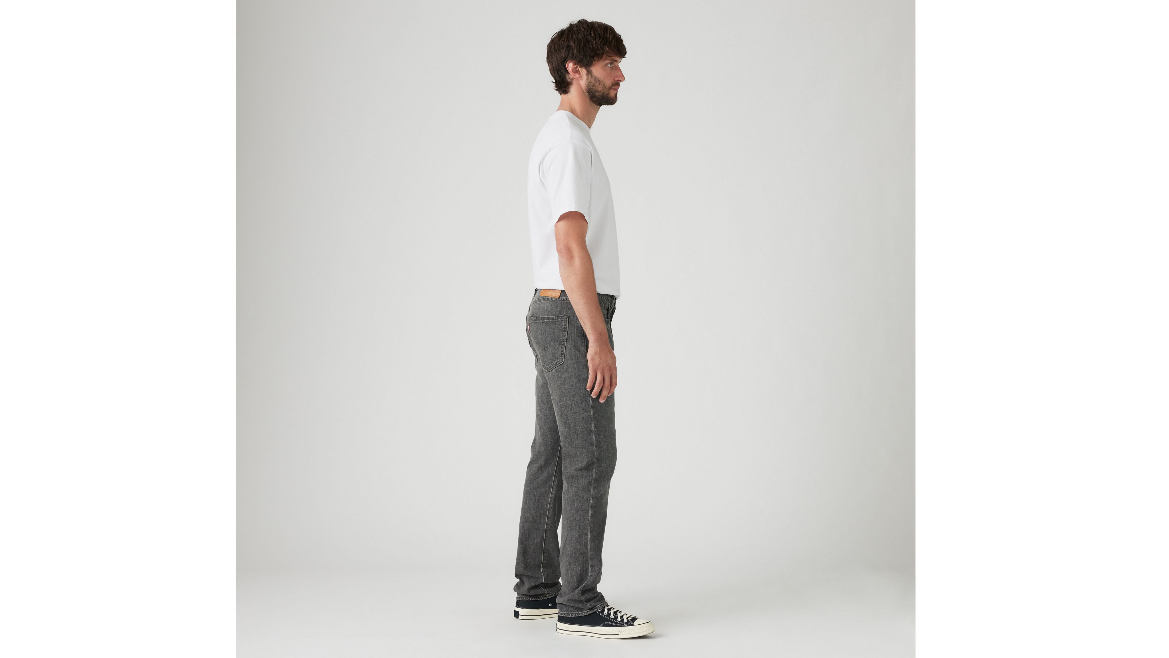 Levi's 502 Taper Fit Linen+ Denim Men's Jeans 40x30 In Slicked Back