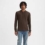 Long Sleeve Thermal Henley 1