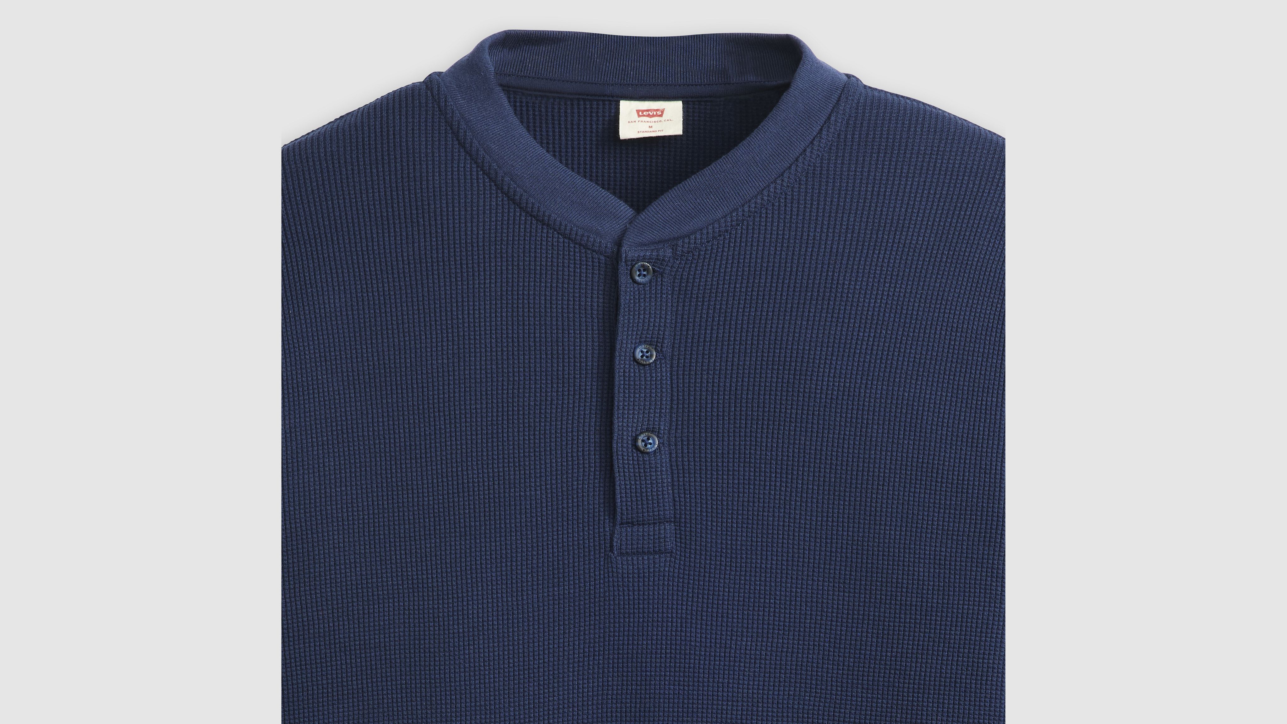 トップス LGB D-HENLY / HS Termiczny Top Henley Z Długimi Rękawami - Niebieski | Levi's® PL