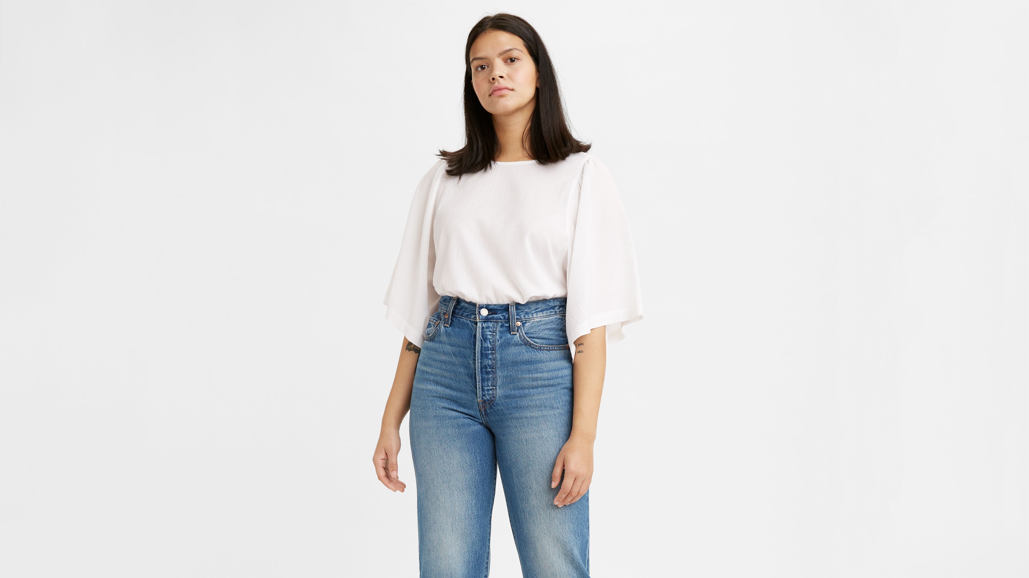Lucy Wing Top - White | Levi's® US