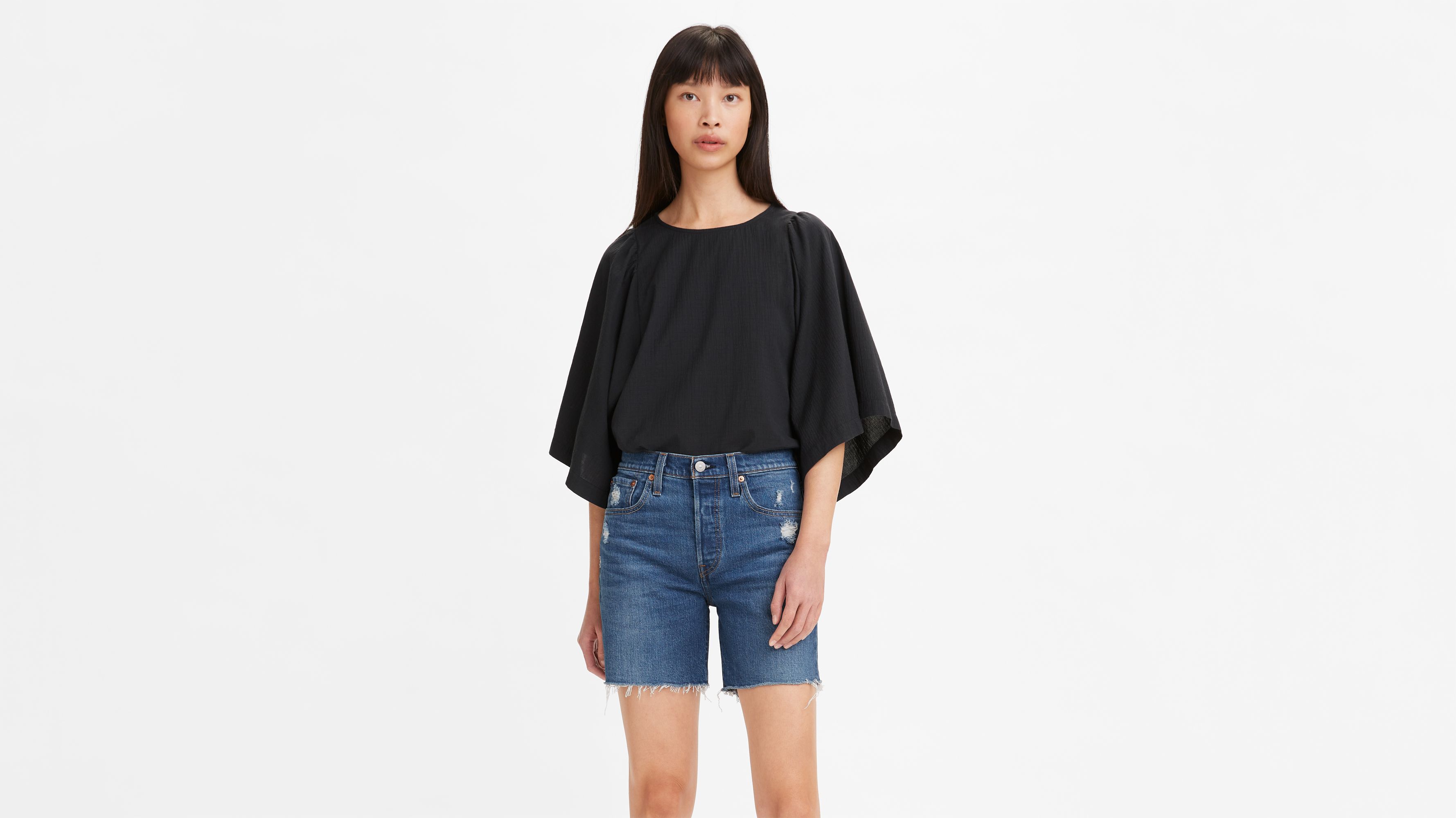Lucy　0508 Lucy Wing Top - Black | Levi's® US