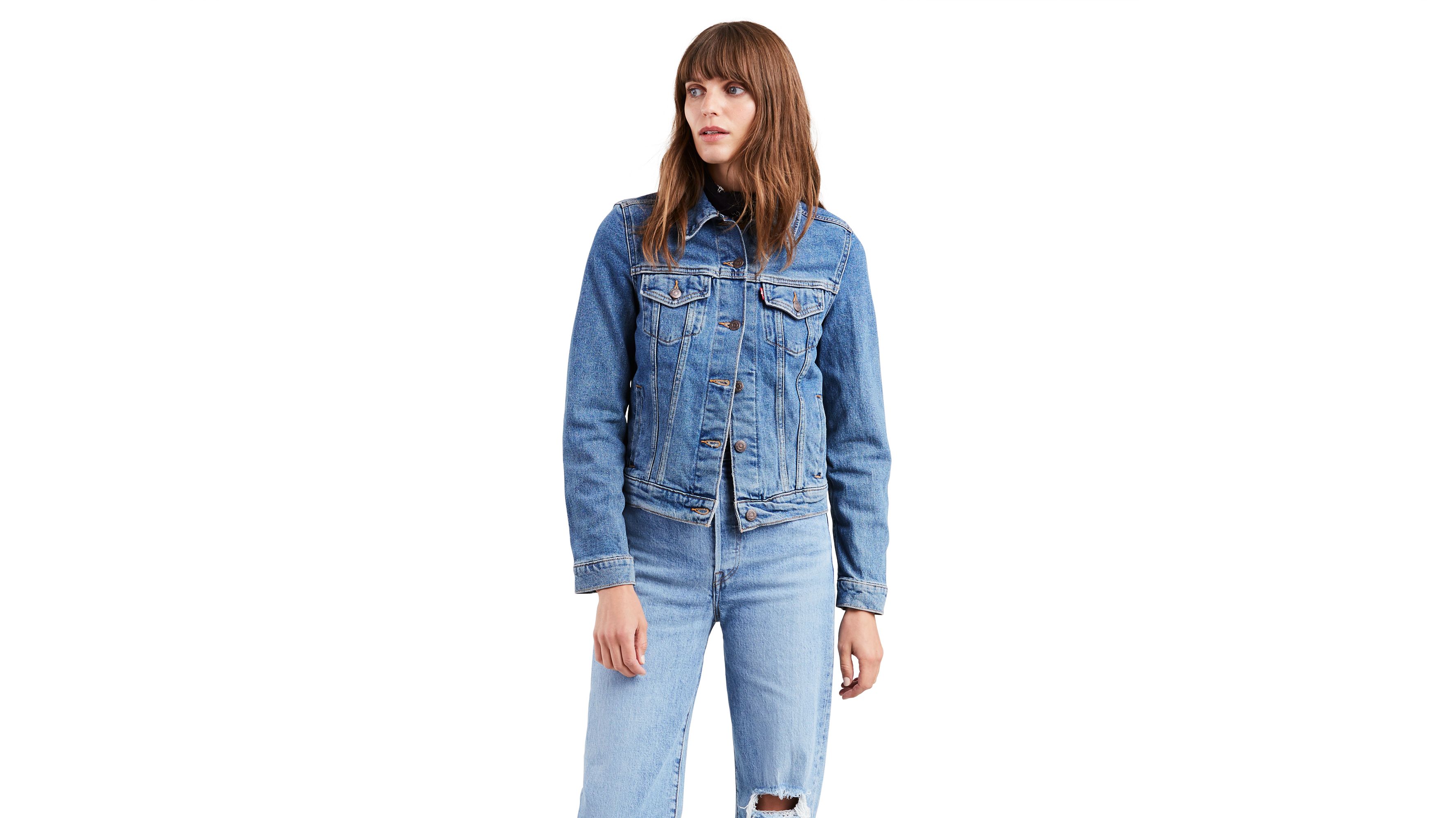 levi's trucker denim jacket womens