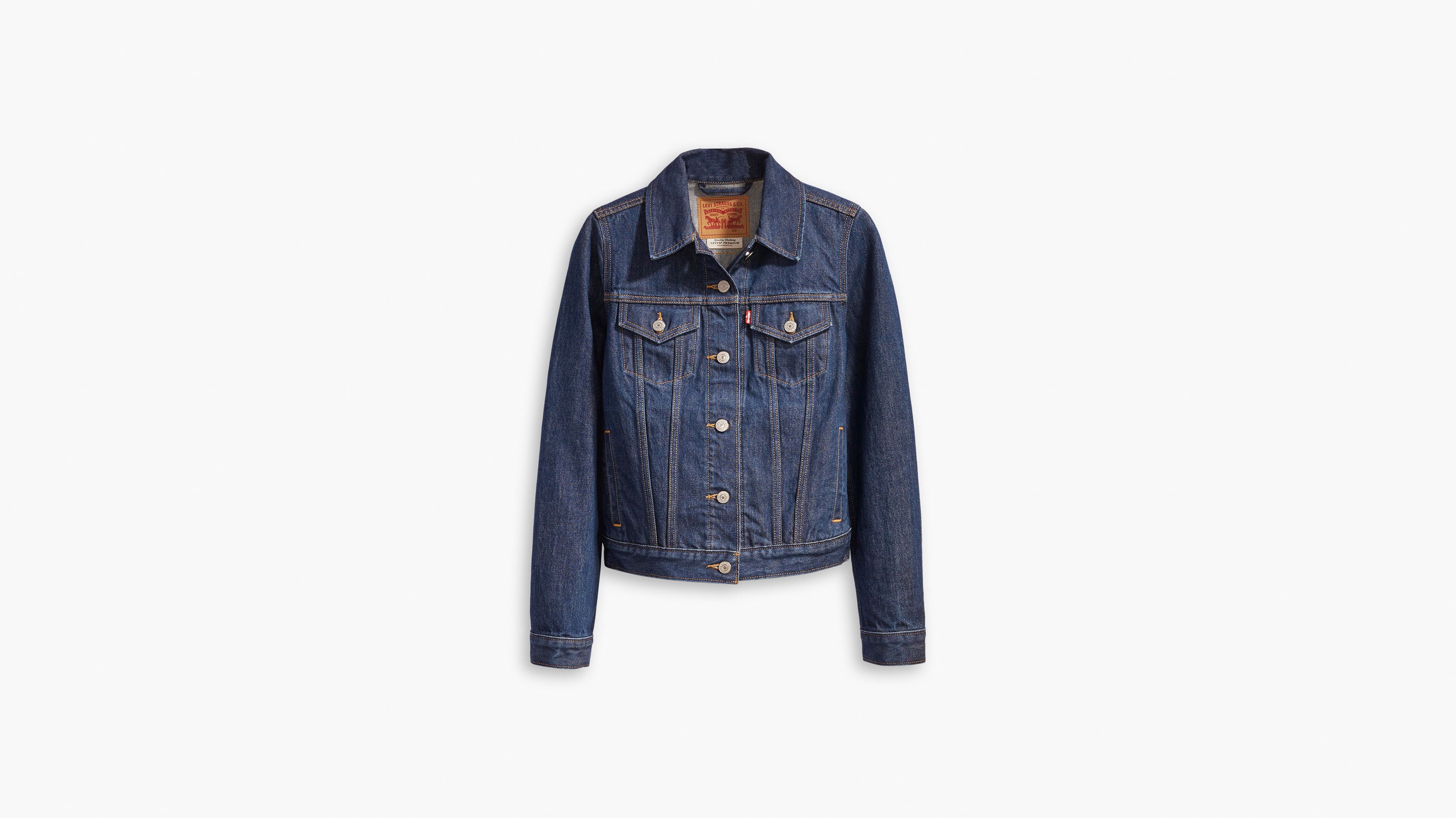 Original Trucker Jacket Dark Wash Levi s US