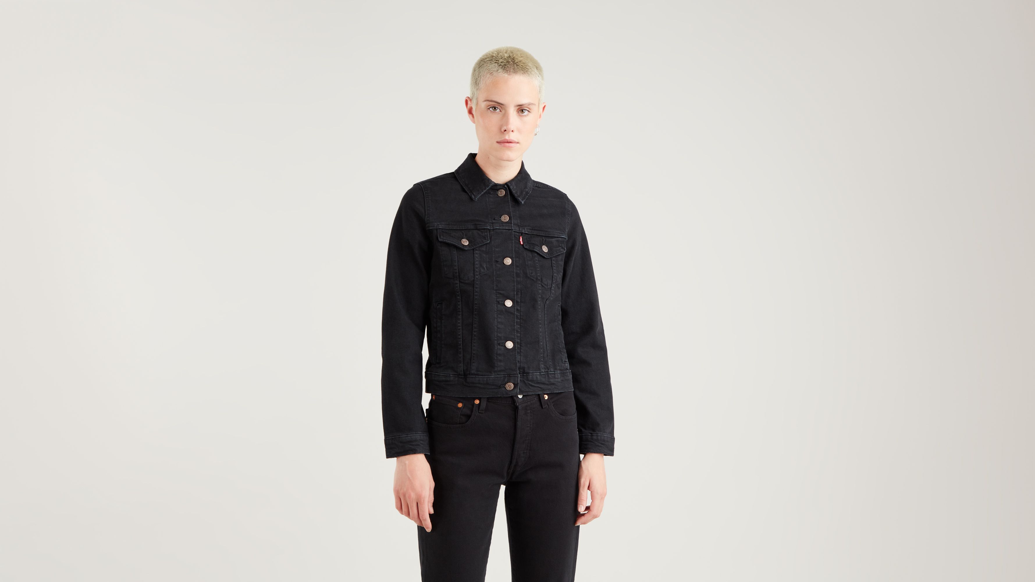 Levis jacket outlet mens black