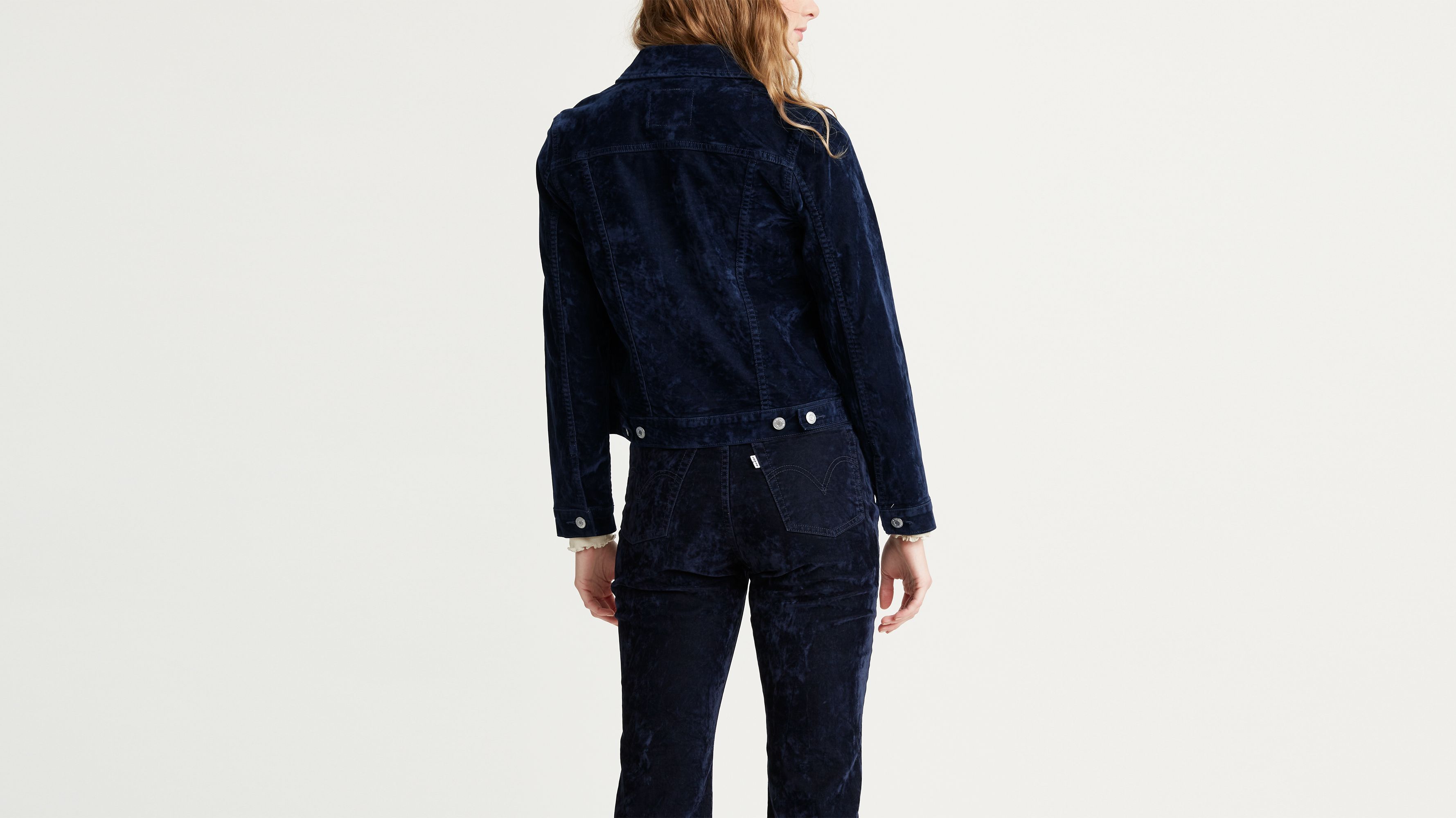 velvet trucker jacket