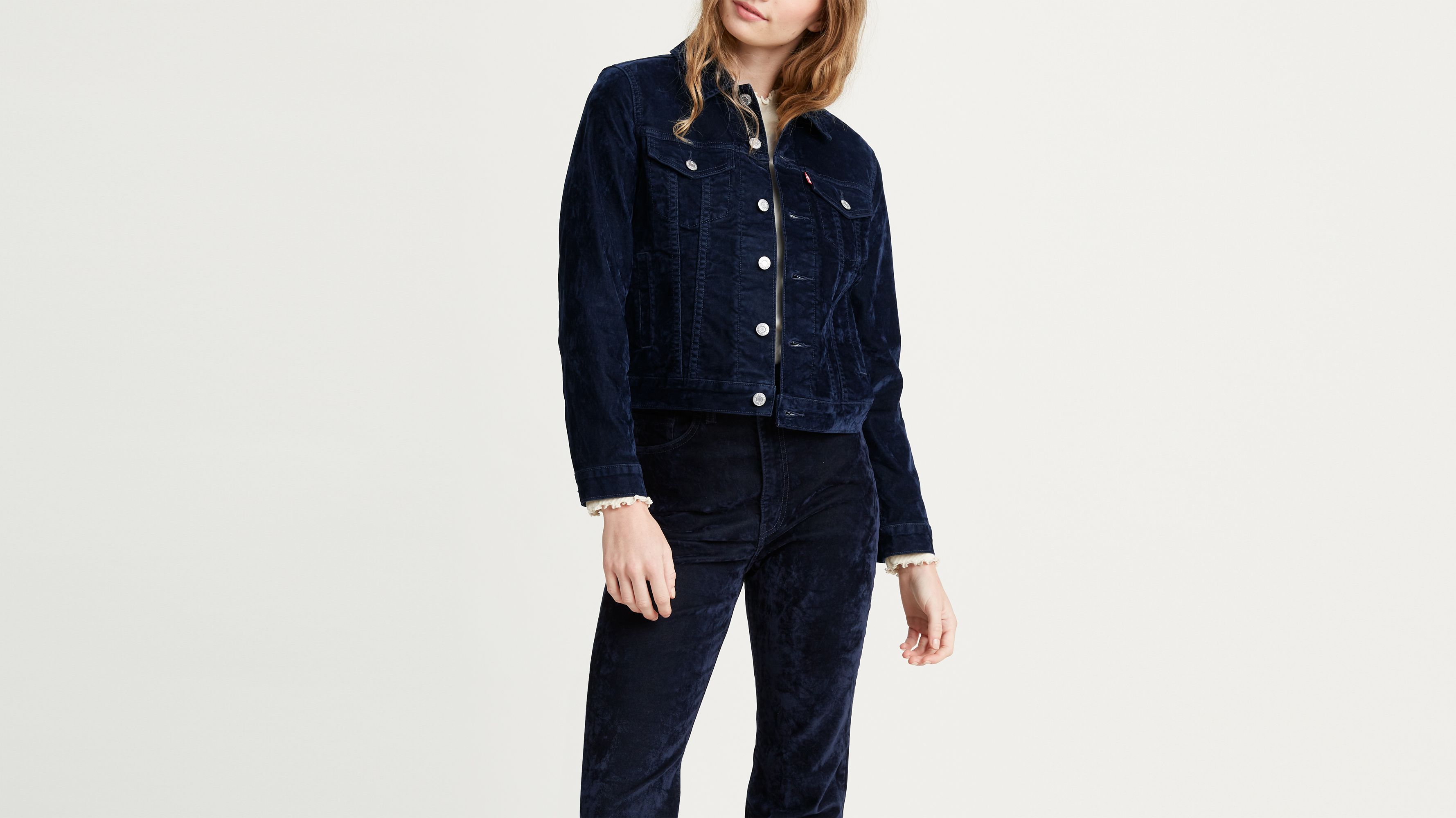 Levis store velvet jacket