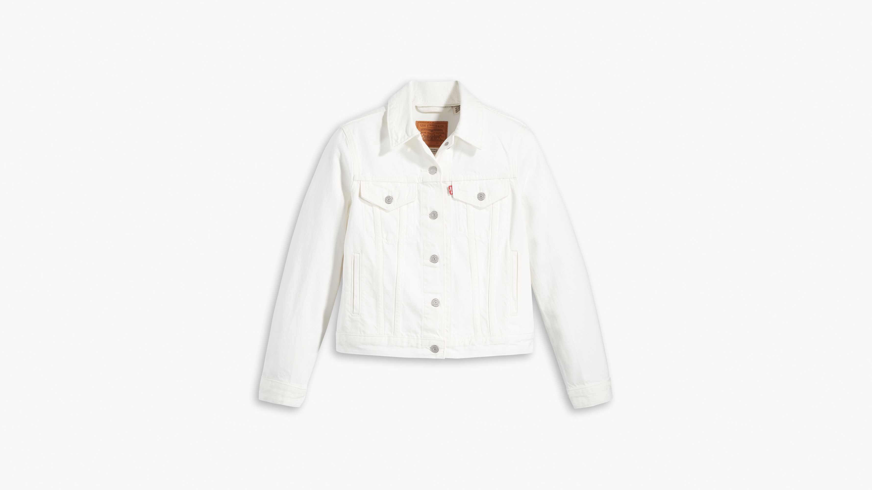 Levis white jean clearance jacket