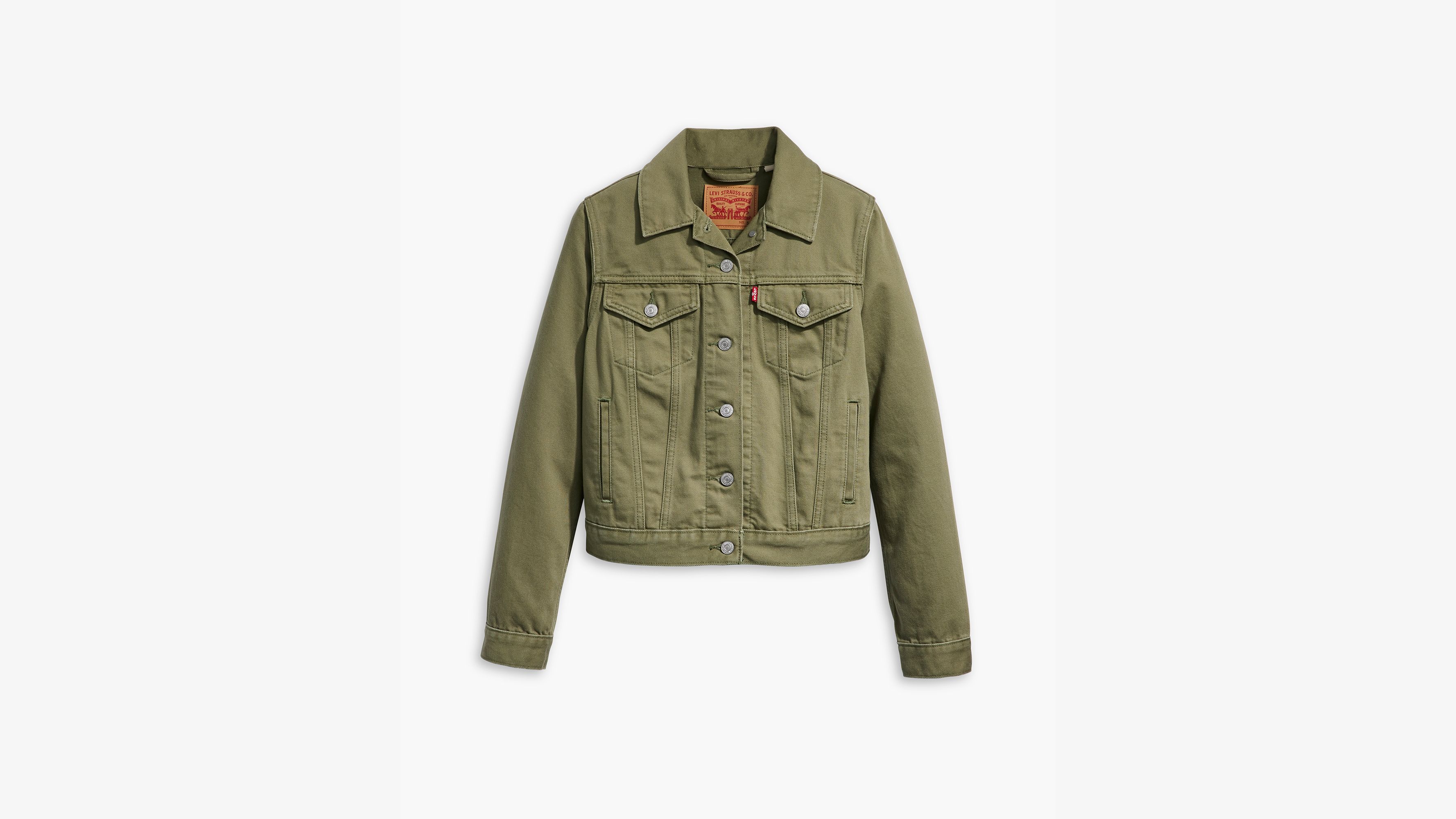 Rarelevis Commuter Trucker Olive Green Jacket/levis Multipocket Jacket/japan  Release/white Label -  Canada